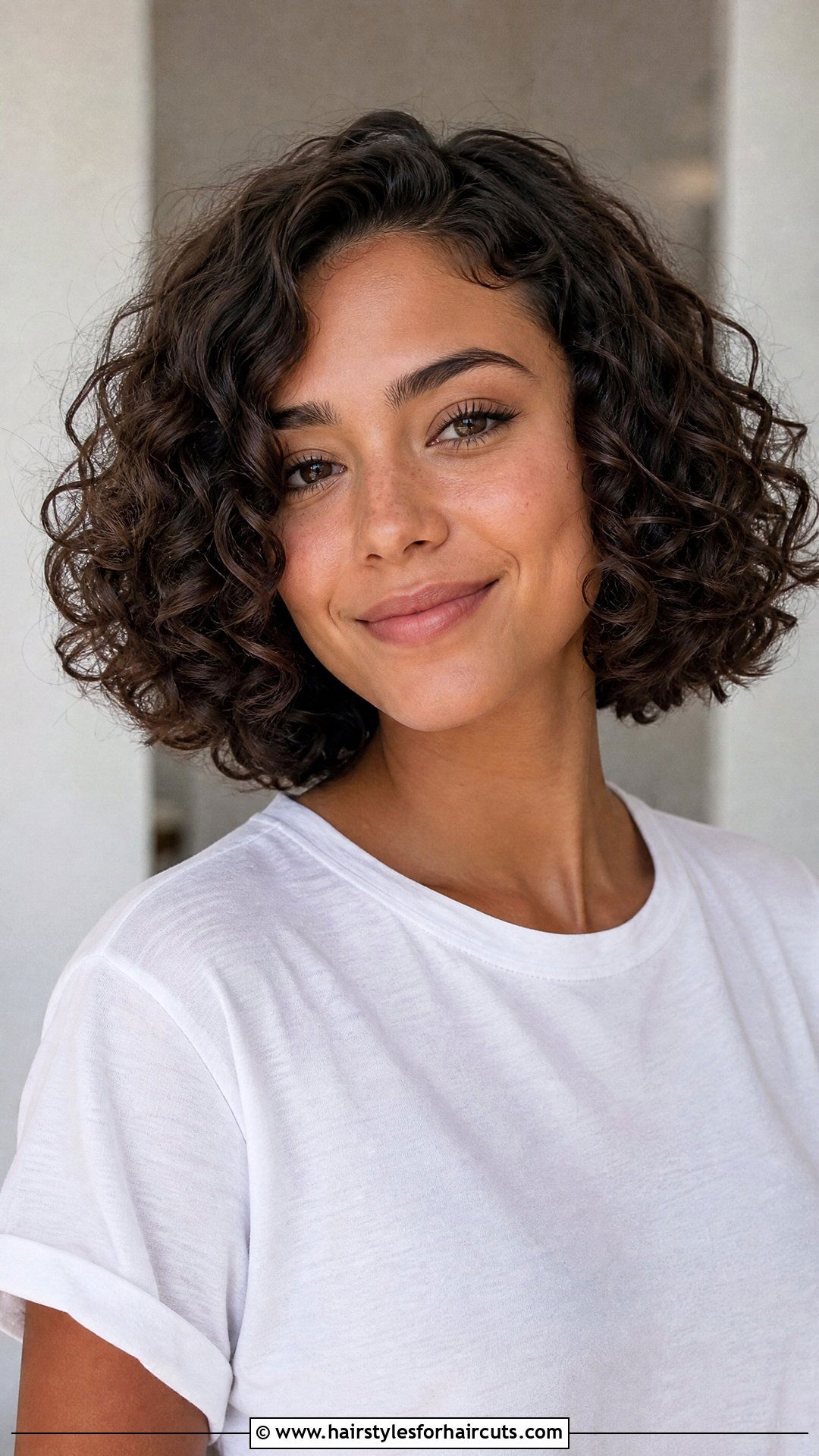 Soft Curly Bob - 25 hairstyles for over 50s - 25 hairstyles for over 50s