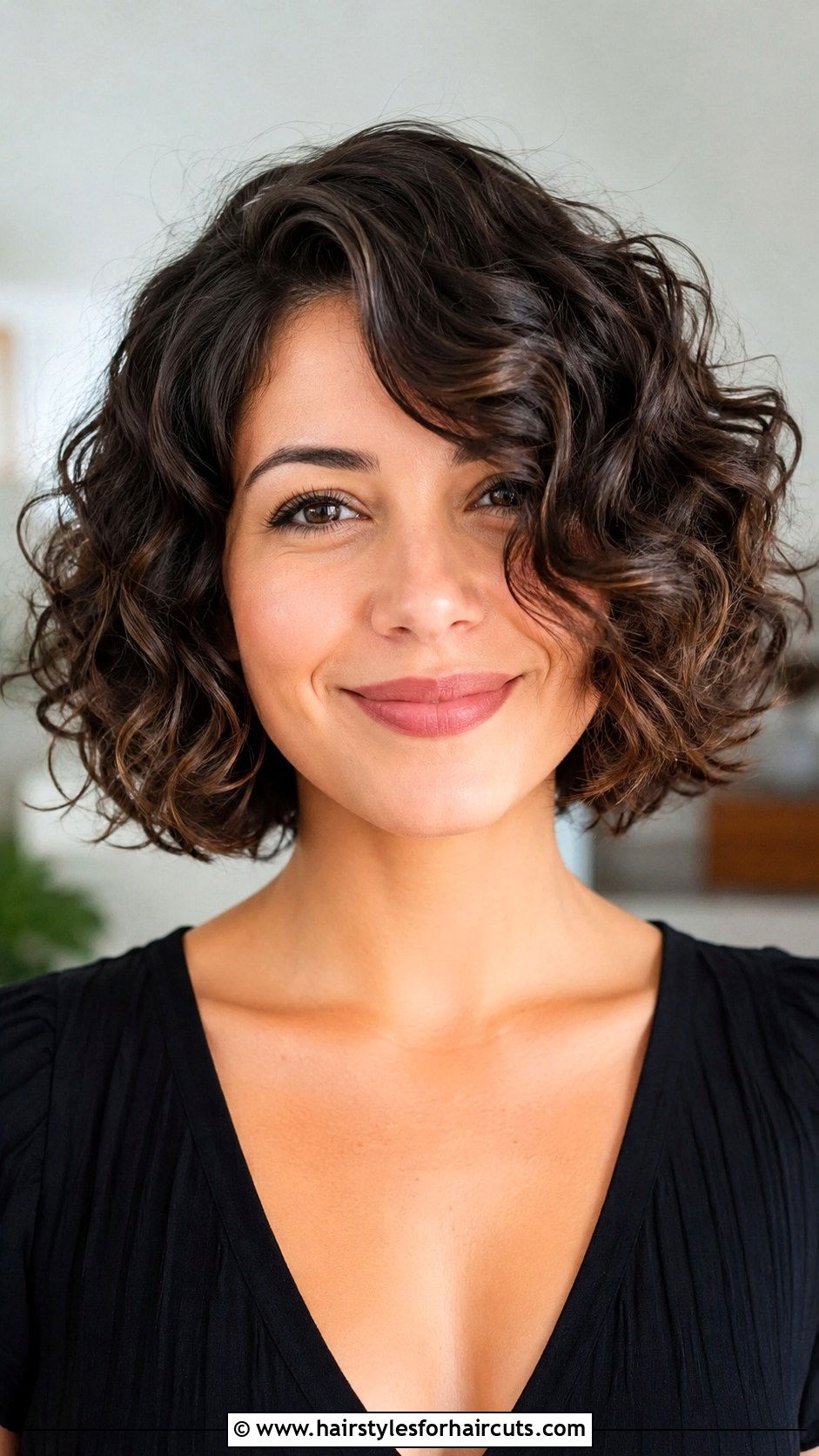 Soft Curly Bob - 25 hairstyles for round faces over 50 - 25 hairstyles for round faces over 50