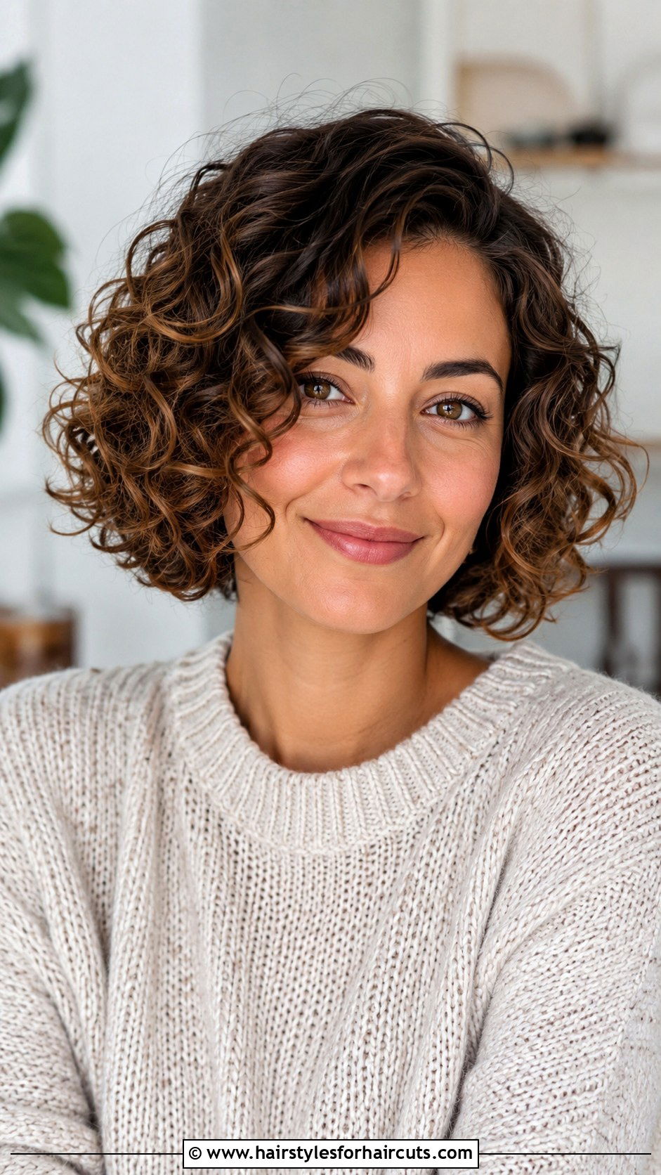 Soft Curly Bob - 25 short hairstyles for square face - 25 short hairstyles for square face