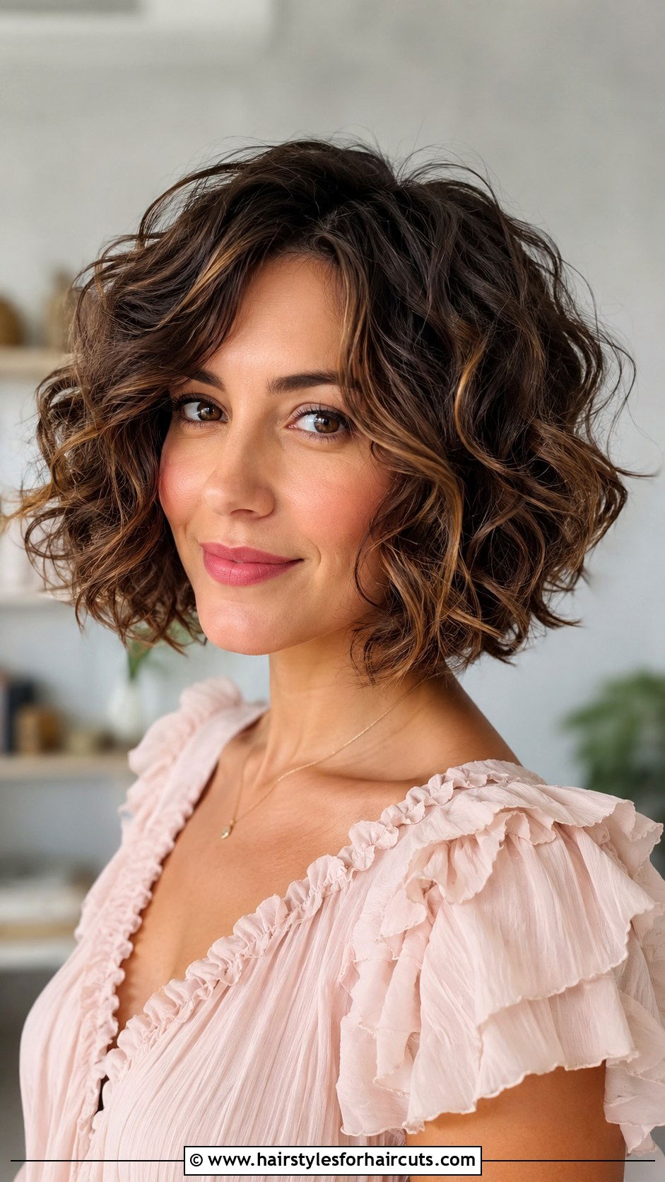 Soft Curly Bob Haircut - 25 fancy haircuts - 25 fancy haircuts