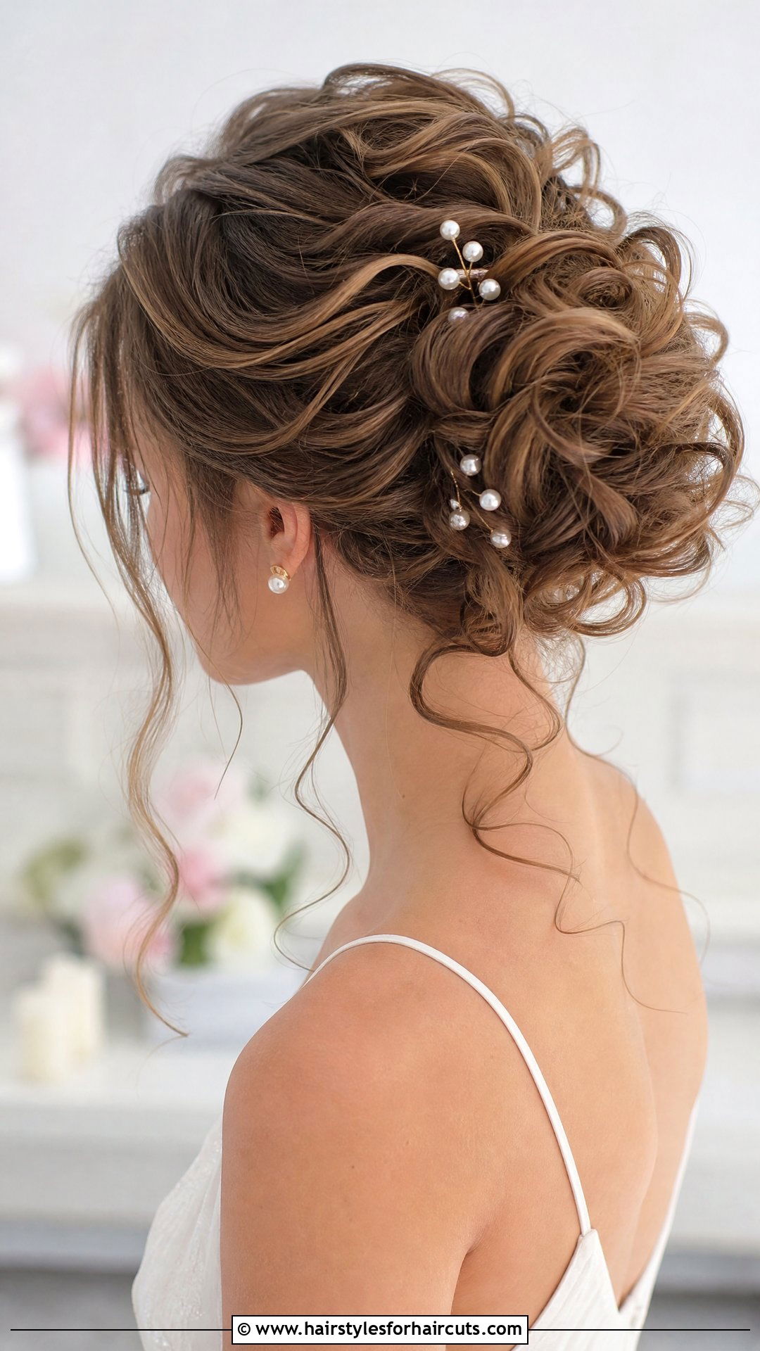 Soft Curly Updo - 25 formal wedding hairstyles for long hair - 25 formal wedding hairstyles for long hair