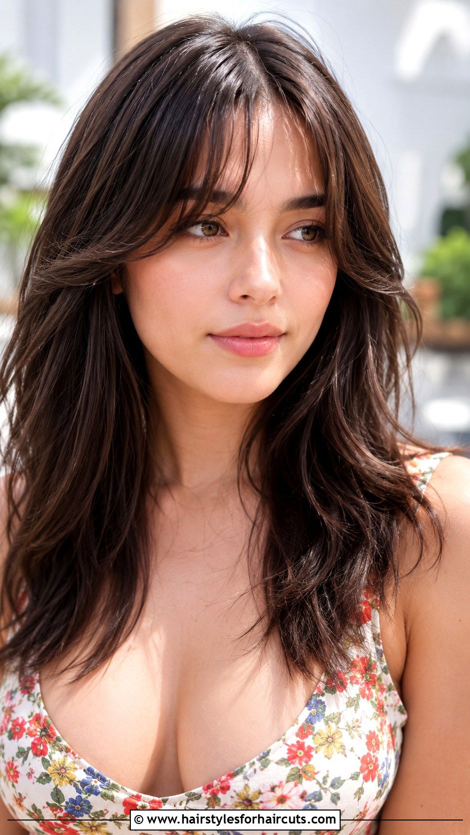 Soft Curtain Bangs Hairstyle - 25 hairstyles for me - 25 hairstyles for me