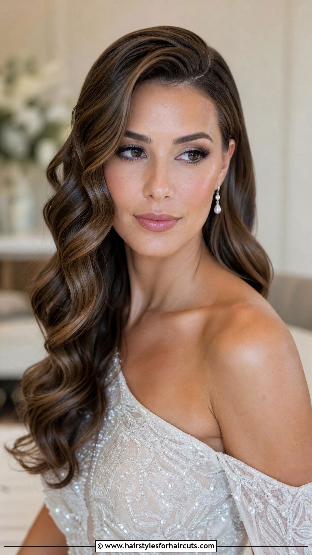 Soft Glam Waves Wedding Hairstyle - 25 weding hairstyles - 25 weding hairstyles
