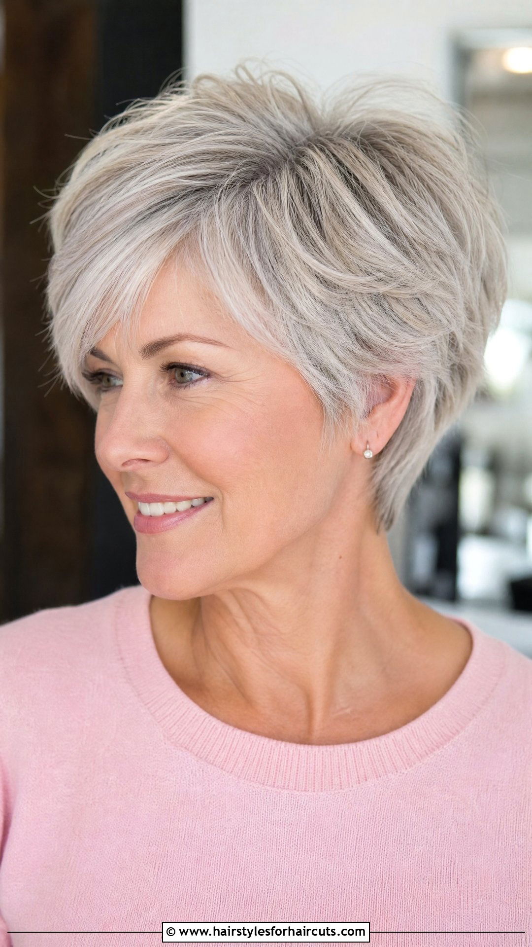 Soft Layered Pixie - 25 short hairstyles for over 50 fine hair - 25 short hairstyles for over 50 fine hair