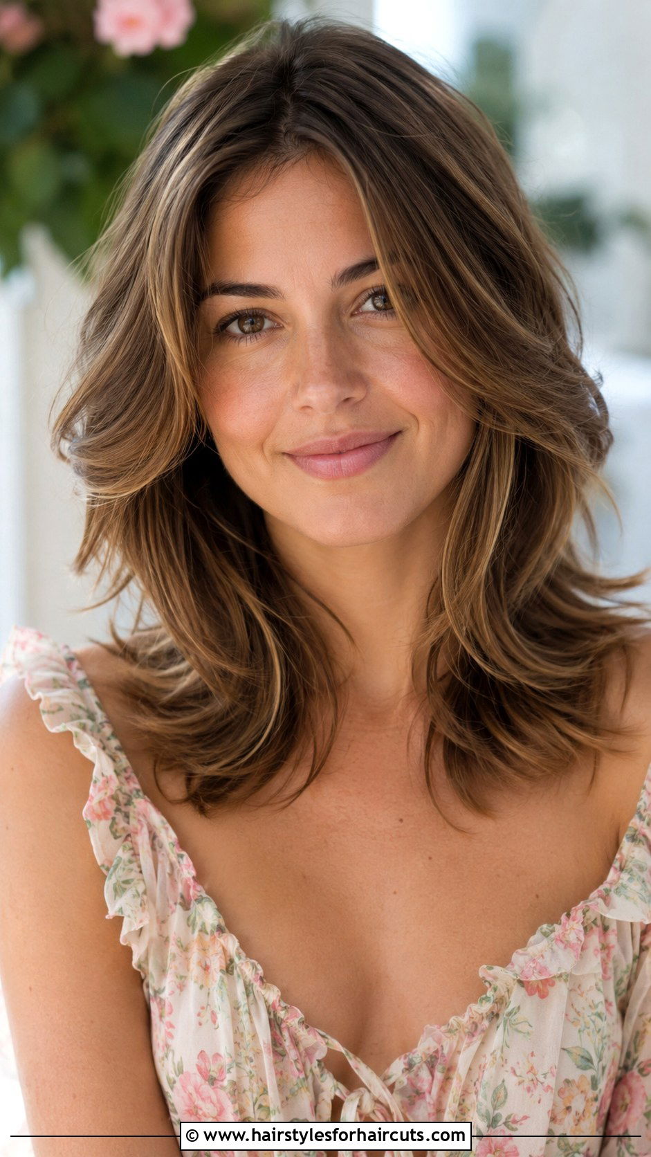 Soft Layered Shoulder Length Hair - 25 haircuts parts - 25 haircuts parts