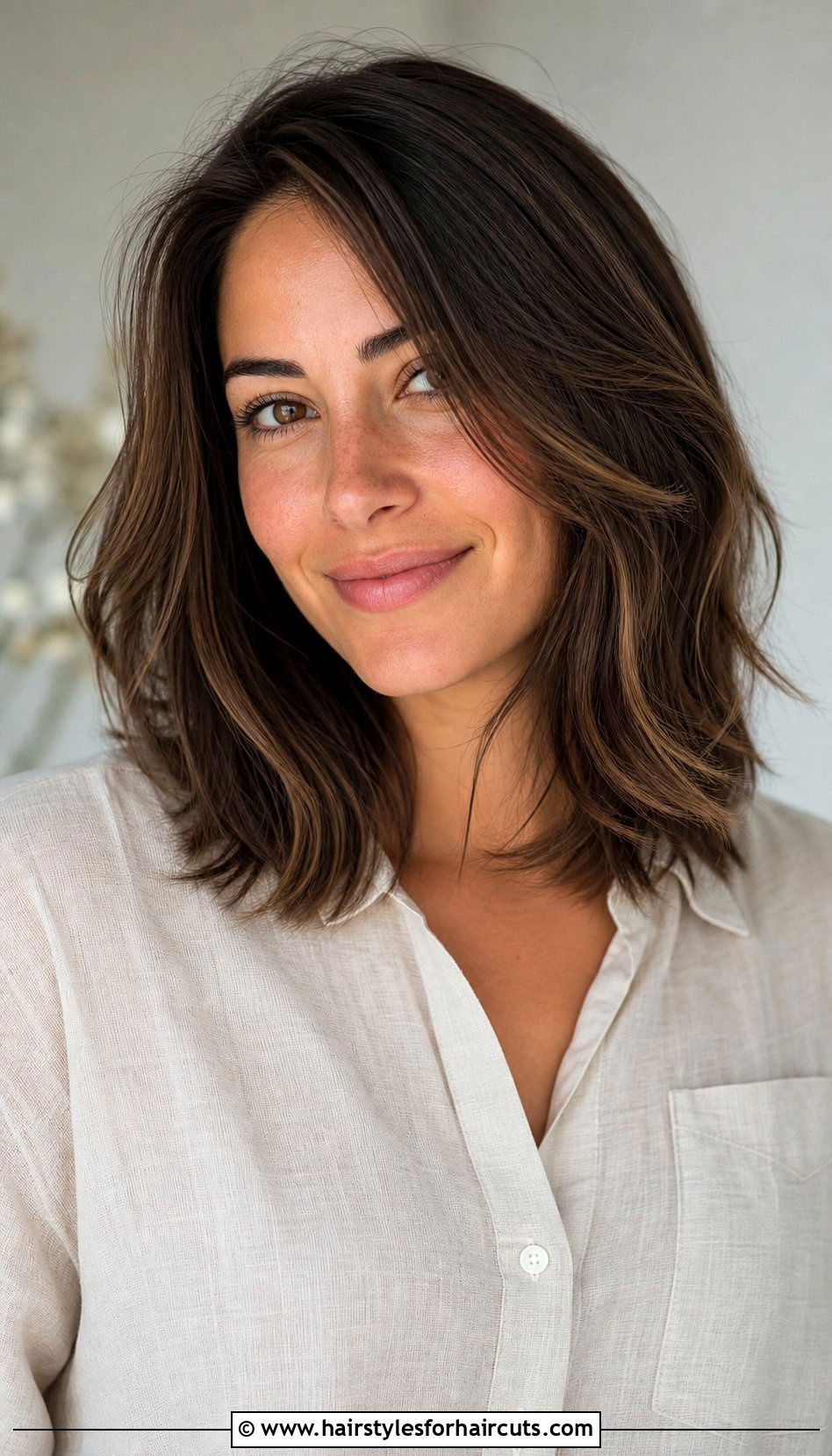Soft Layered Shoulder Length Hair - 25 shoulder length hairstyles for thin hair - 25 shoulder length hairstyles for thin hair