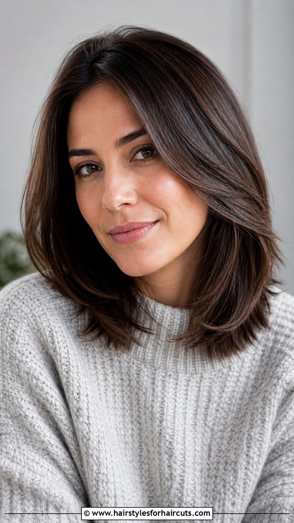 Soft Layered Shoulder Length Haircut - 25 over 60 haircuts for thin hair - 25 over 60 haircuts for thin hair