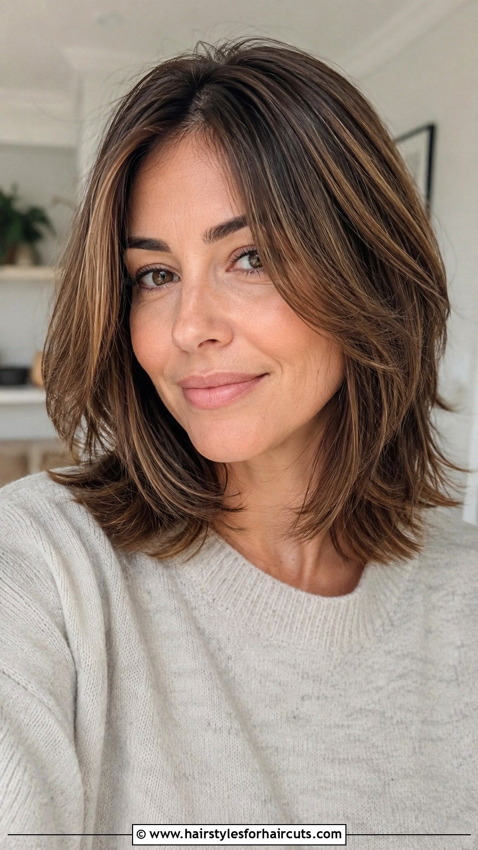 Soft Layered Shoulder Length Hairstyle - 25 good looking hairstyles - 25 good looking hairstyles