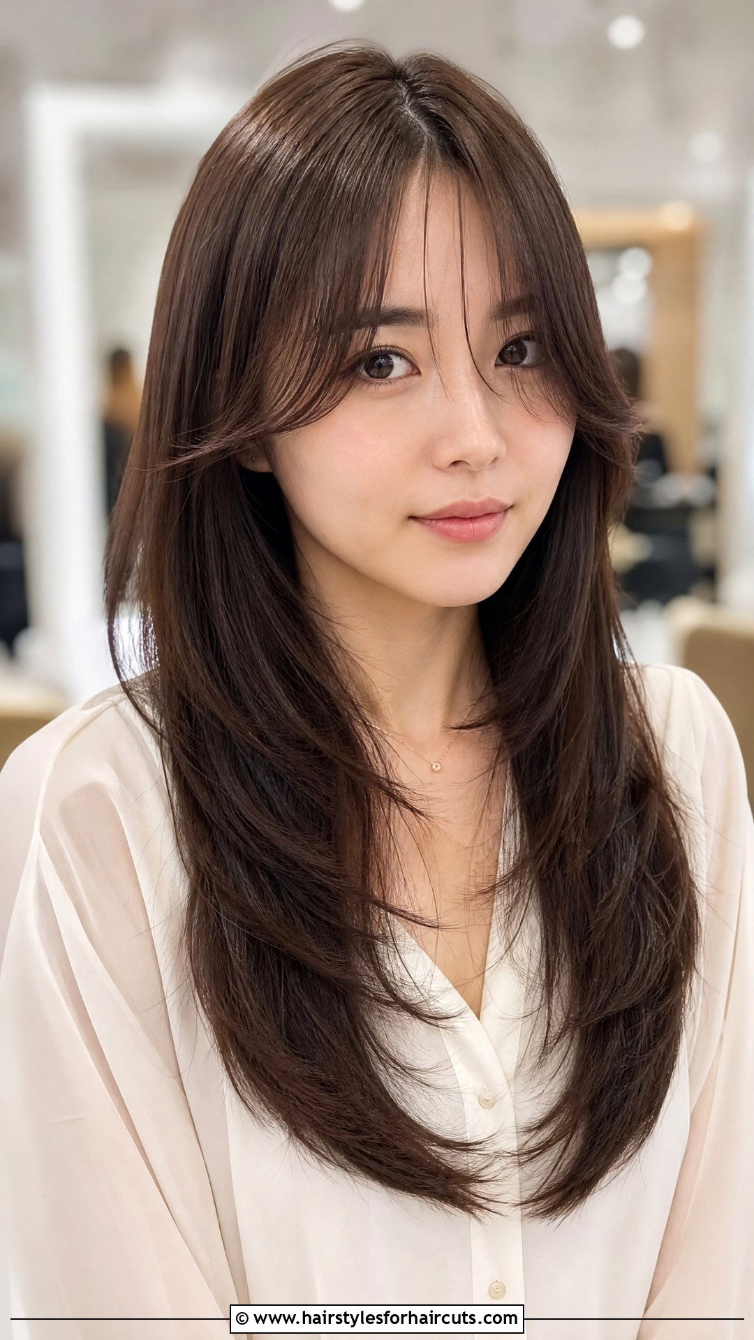 Soft Layered Straight Hair With Curtain Bangs - 25 layered haircuts with curtain bangs straight hair - 25 layered haircuts with curtain bangs straight hair