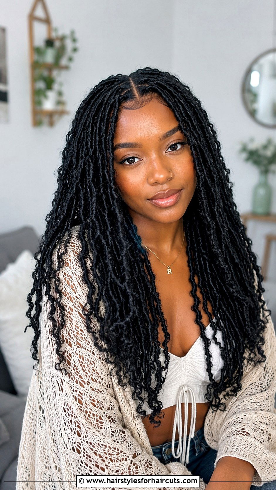 Soft Locs With Center Part - 25 black hair no edges hairstyles - 25 black hair no edges hairstyles