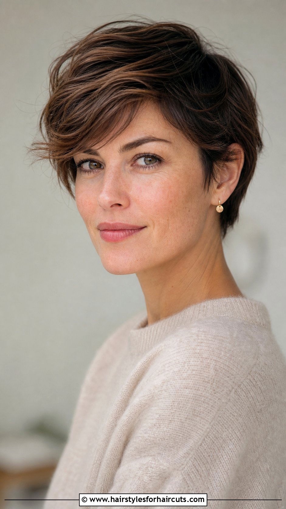 Soft Pixie Cut - 25 haircuts for oval face female - 25 haircuts for oval face female