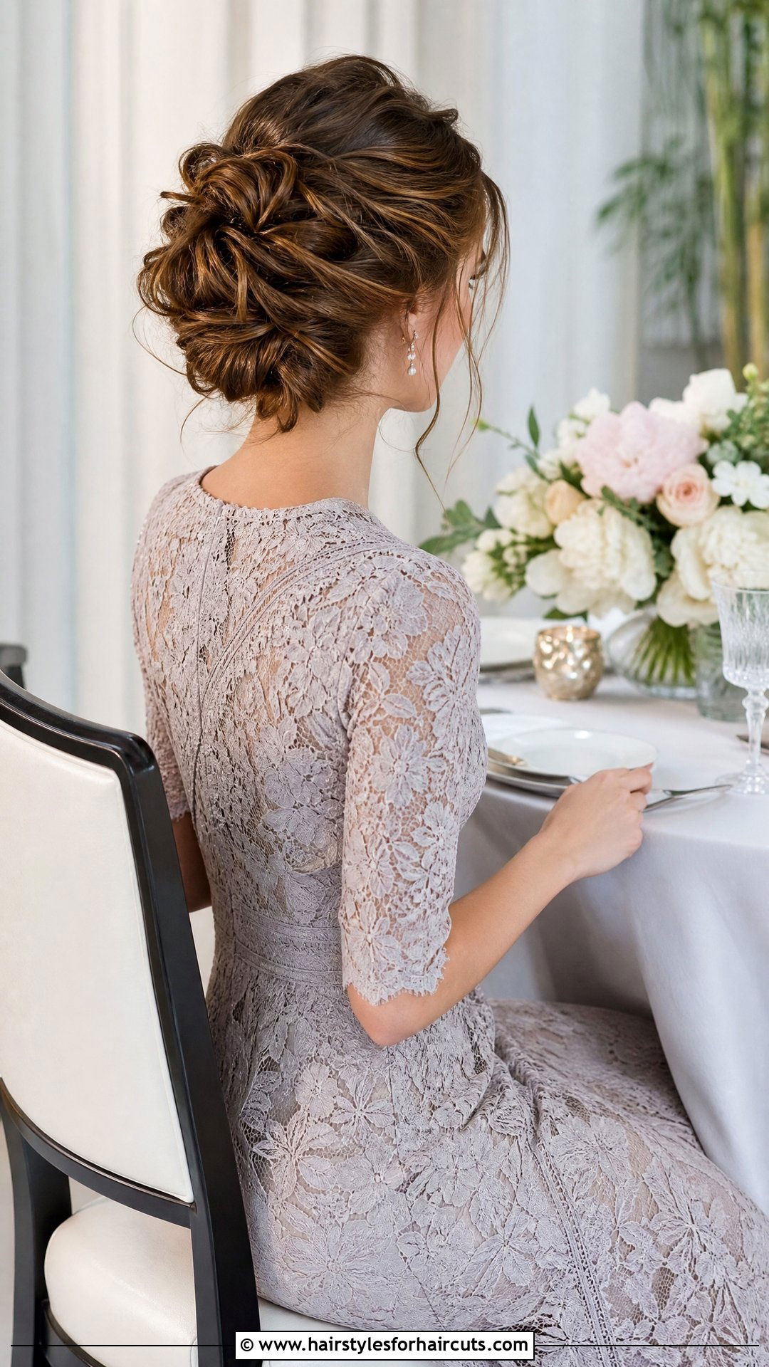 Soft Romantic Updo - 25 baby shower hairstyles - 25 baby shower hairstyles