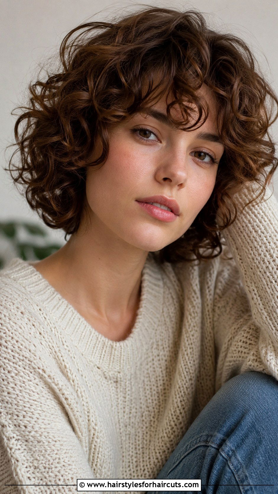 Soft Short Curl With Long Bangs - 25 short hairstyles with long bangs - 25 short hairstyles with long bangs