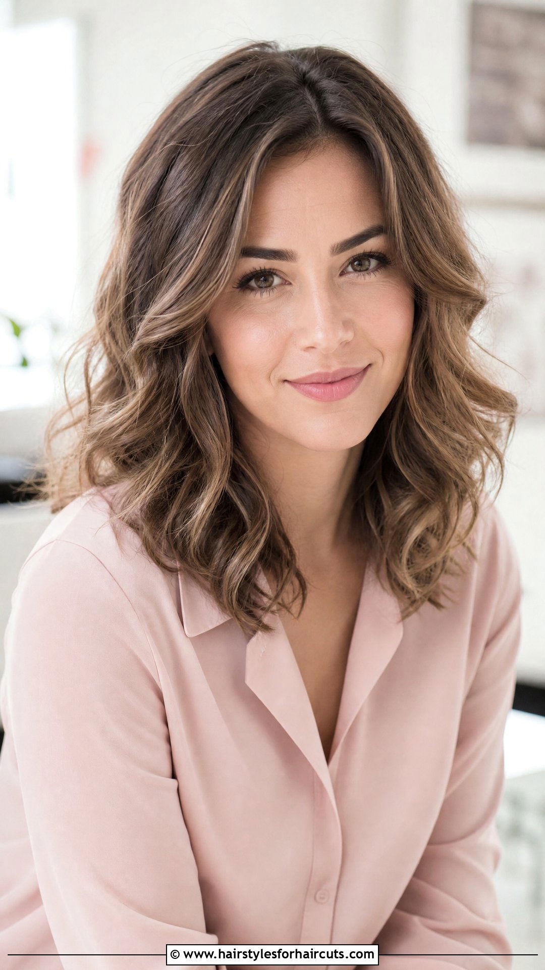 Soft Shoulder Length Waves - 25 office hairstyles - 25 office hairstyles