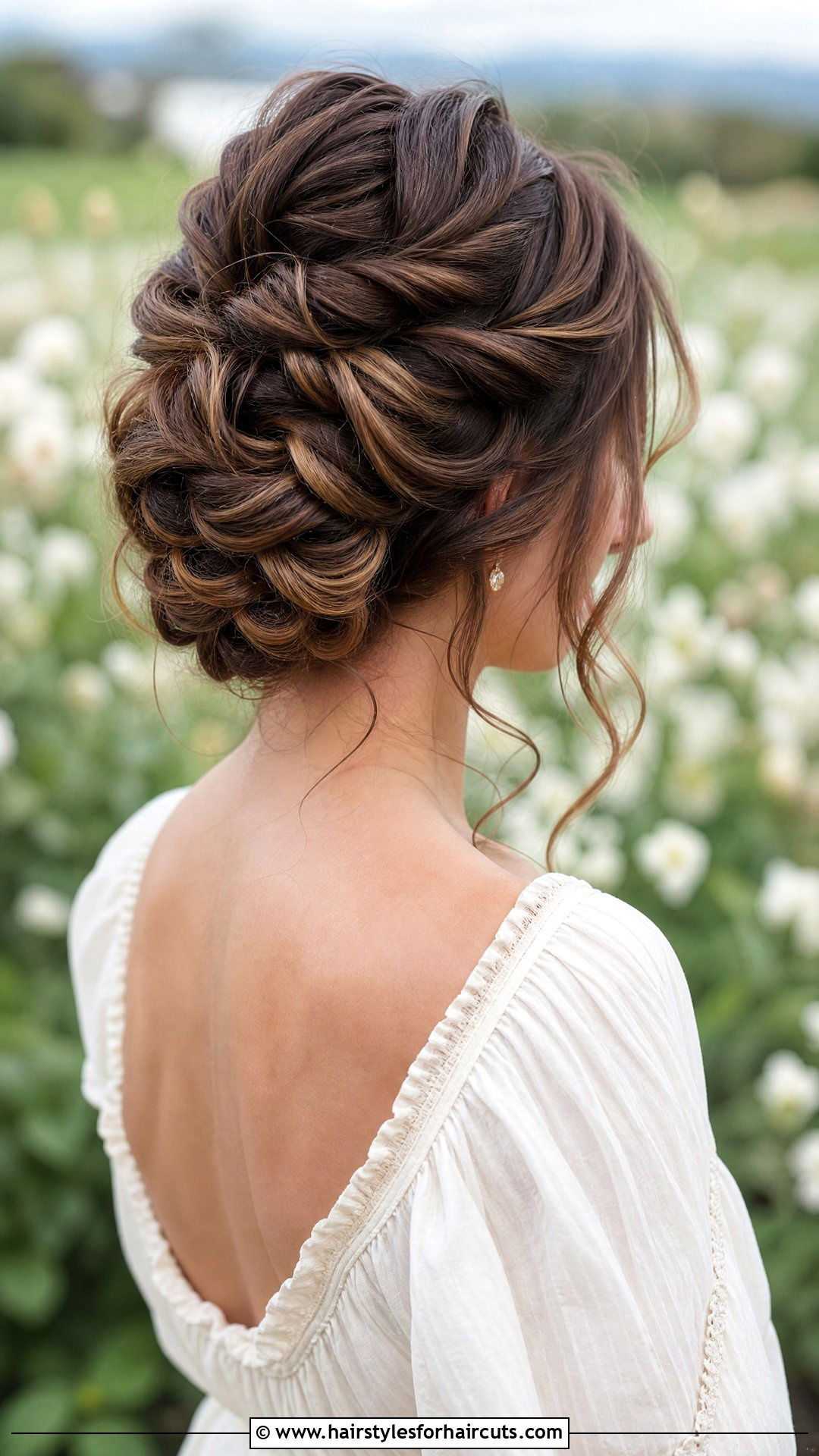 Soft Twisted Updo With Extensions - 25 hair extension hairstyles for wedding - 25 hair extension hairstyles for wedding