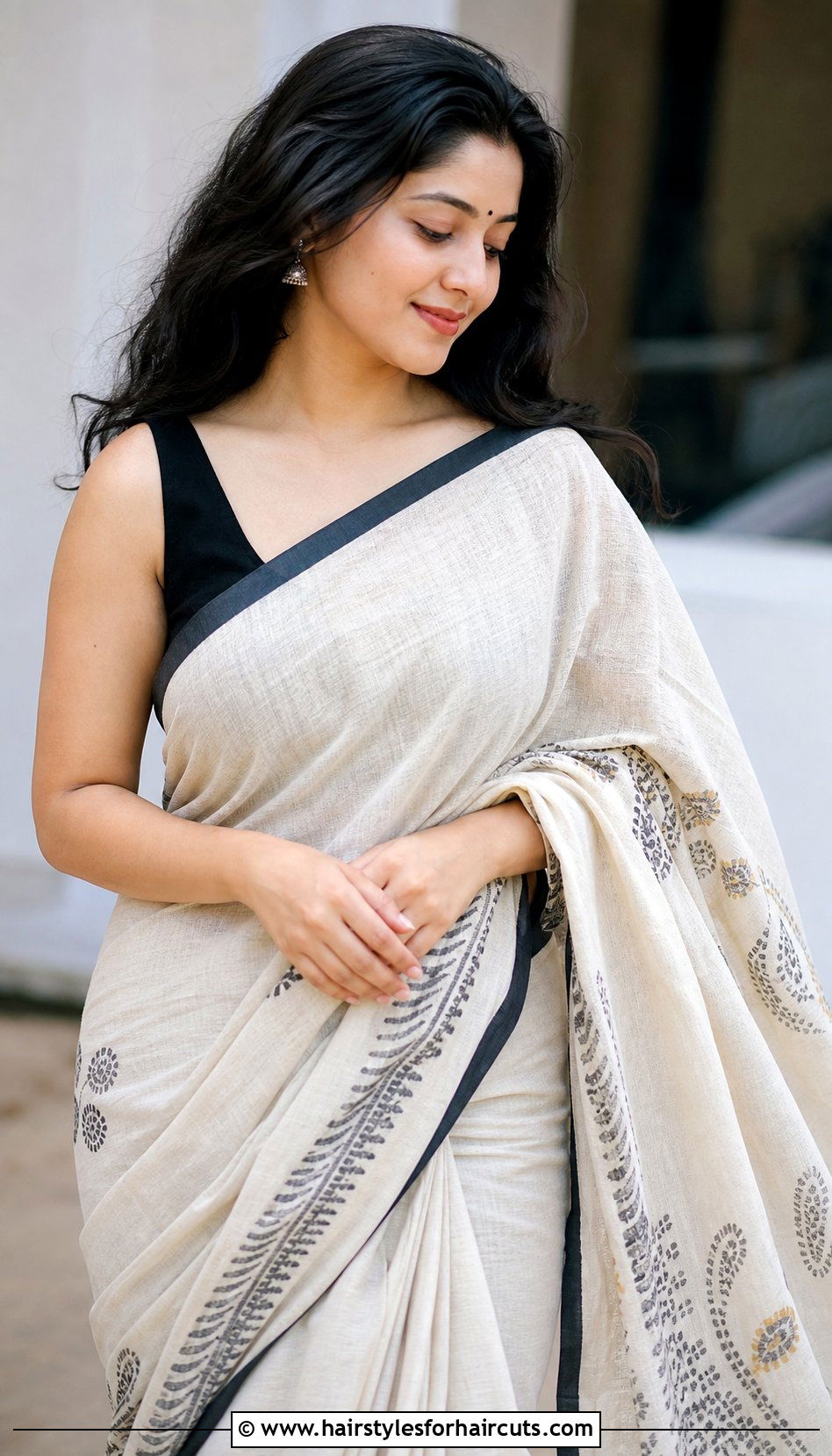 Soft Waves For Saree - 25 hairstyles for saree - 25 hairstyles for saree