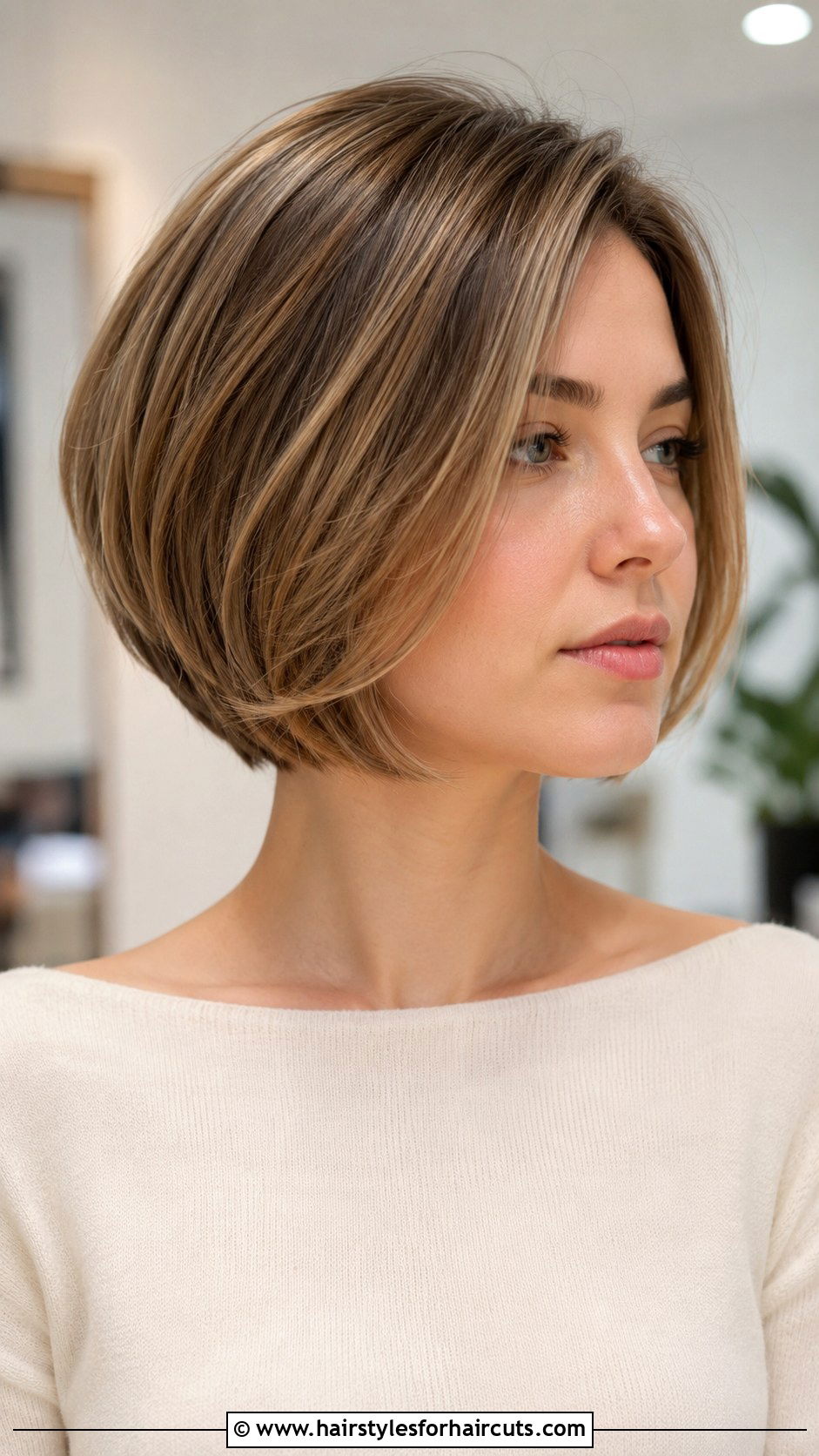 Soft Waves Medium Haircut - 25 haircuts for oblong face shape - 25 haircuts for oblong face shape
