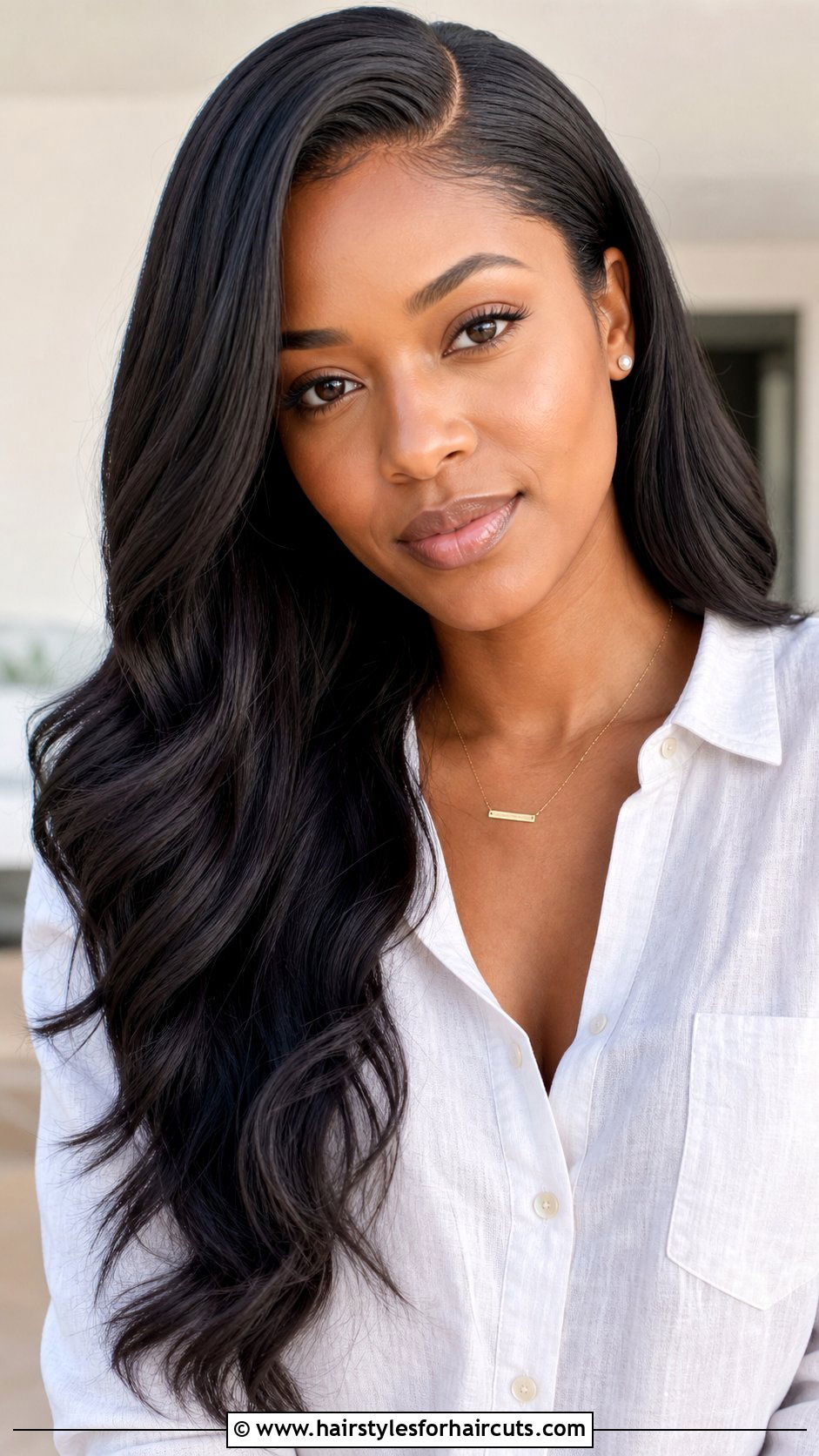 Soft Waves Side Part Long Quick Weave - 25 side part long hair quick weave hairstyles - 25 side part long hair quick weave hairstyles