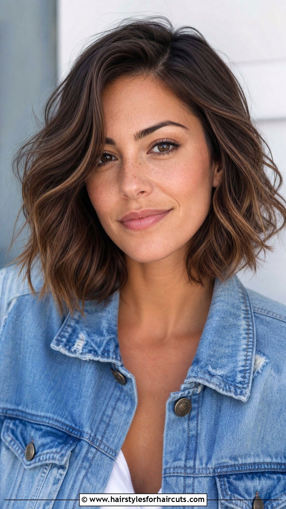 Soft Wavy Shoulder Length Hairstyle For Square Faces - 25 hairstyles for square faces - 25 hairstyles for square faces