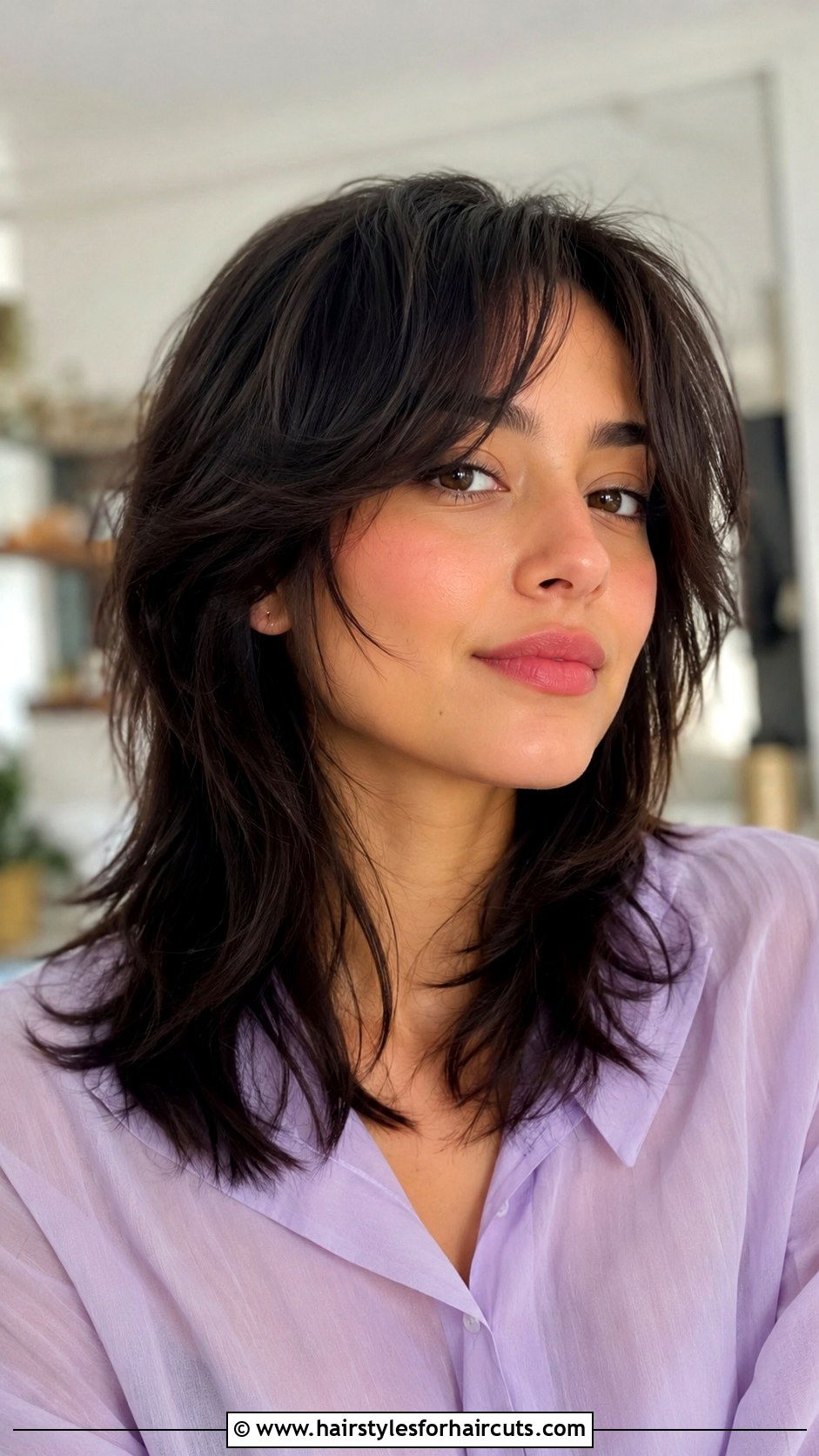 Soft Wolf Cut with Subtle Layers - 25 wolf bang haircuts - 25 wolf bang haircuts