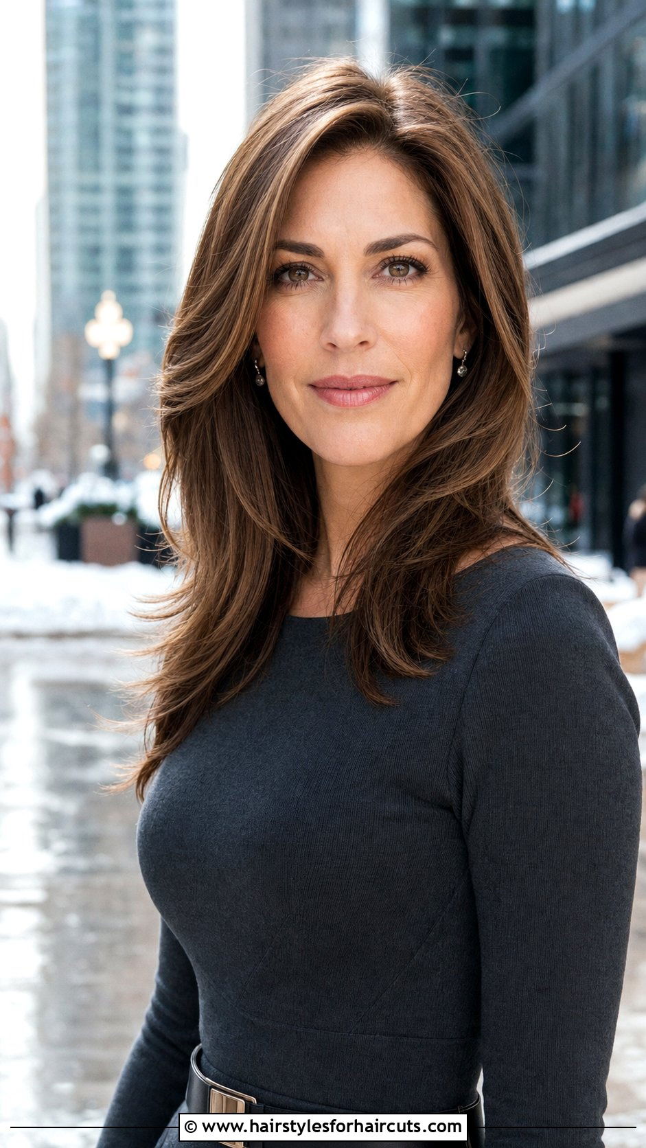 Sophisticated Downtown Layered Cut - 25 haircuts downtown - 25 haircuts downtown
