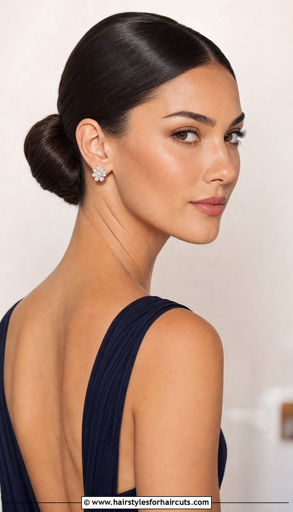 Sophisticated Low Bun - 25 low bun hairstyles - 25 low bun hairstyles