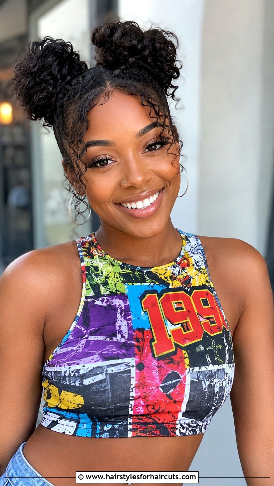 Space Buns - 25 bun hairstyles for black hair - 25 bun hairstyles for black hair