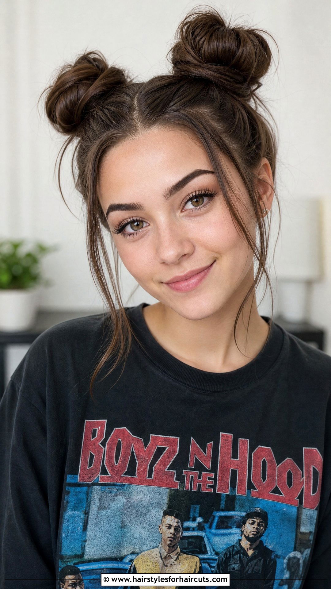 Space Buns - 25 first day of school hairstyles - 25 first day of school hairstyles