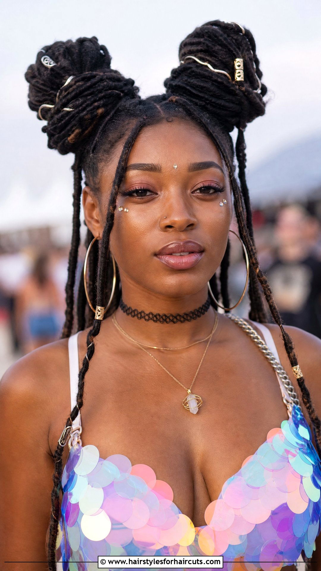 Space Buns Dreadlocks - 25 dreadlock hairstyles - 25 dreadlock hairstyles