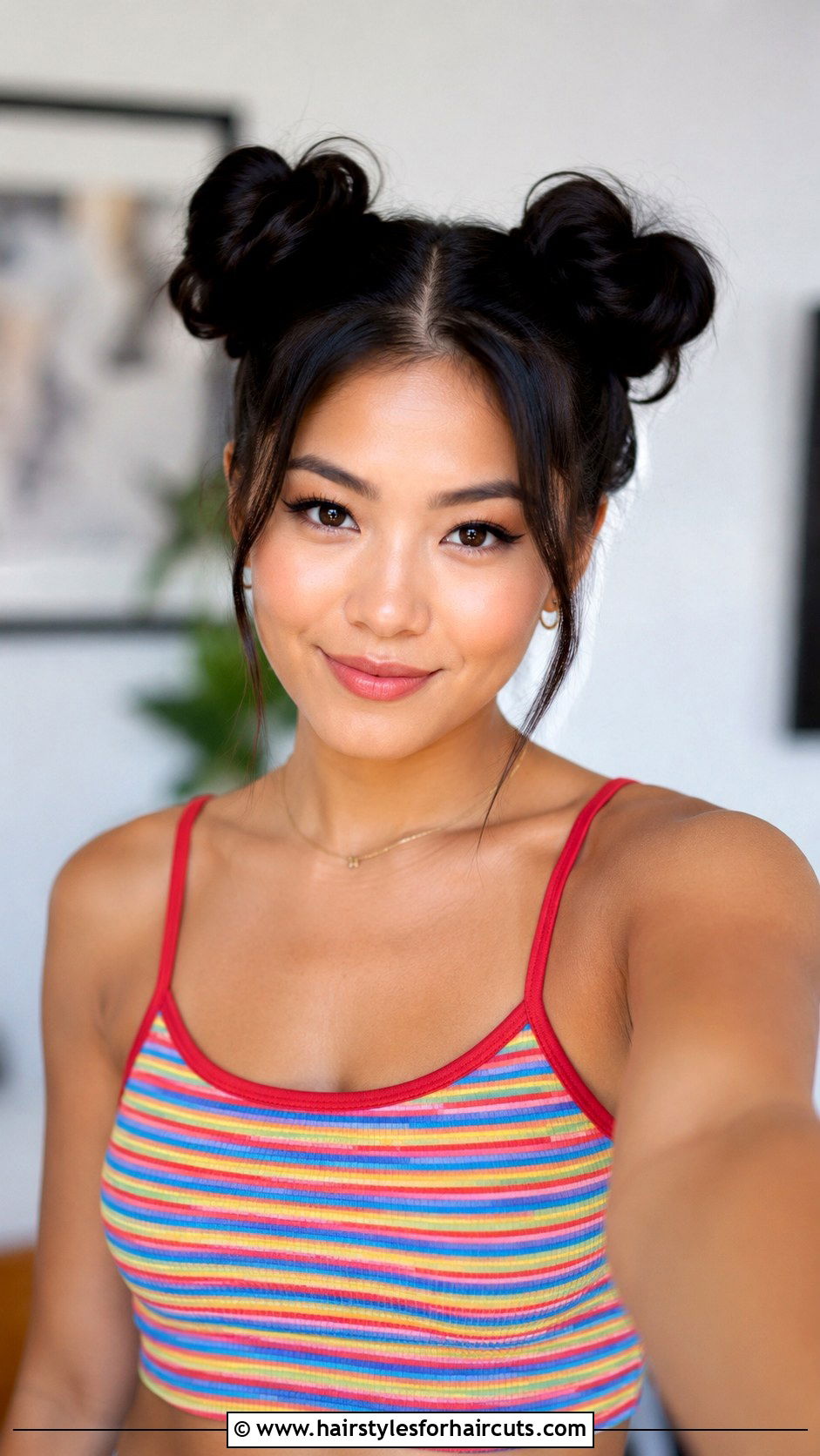 Space Buns For Short Hair - 25 dance hairstyles for short hair - 25 dance hairstyles for short hair