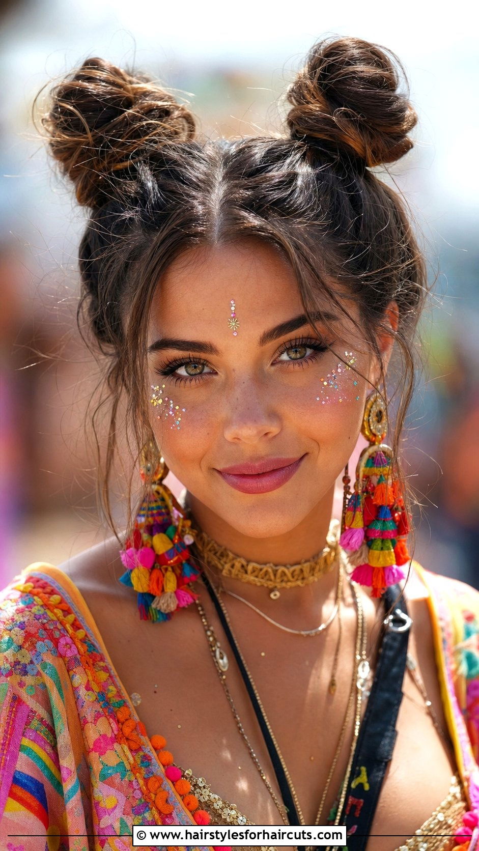 Space Buns Hairstyle - 25 fast hairstyles - 25 fast hairstyles