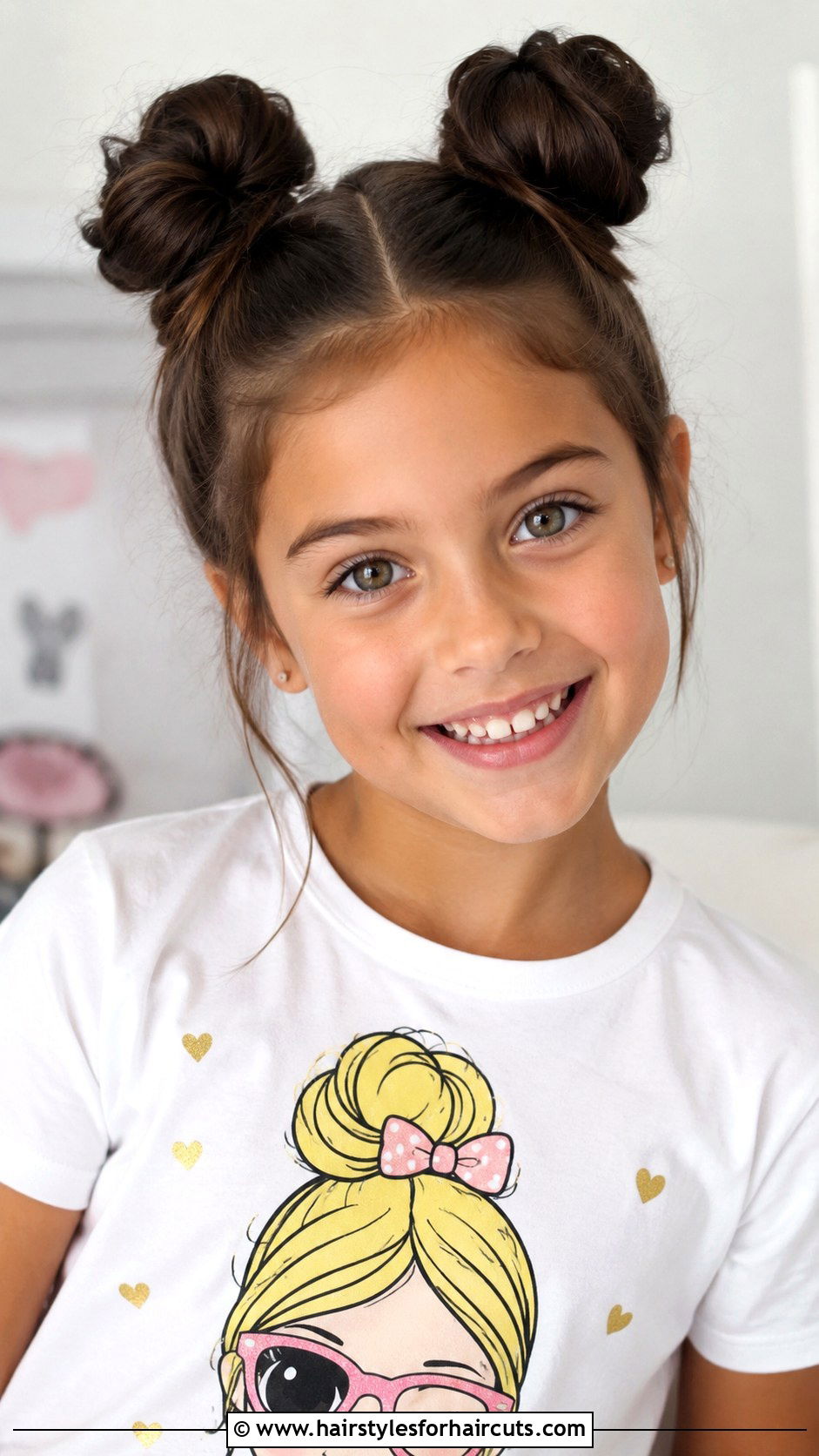 Space Buns Hairstyle - 25 children hairstyles - 25 children hairstyles