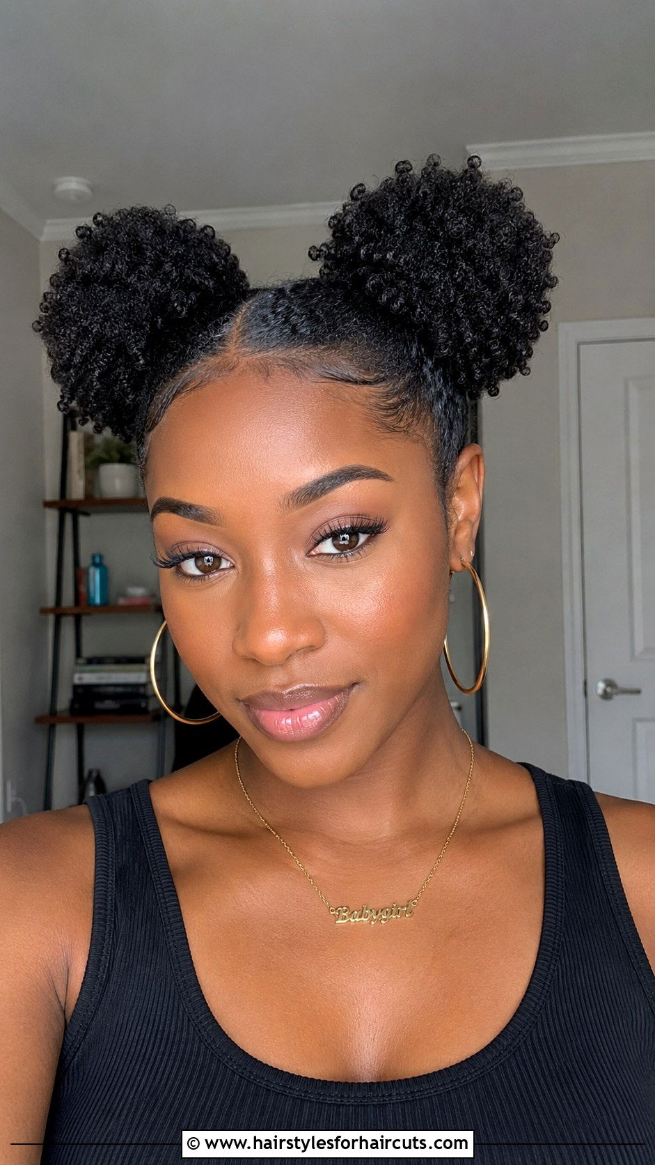 Space Buns Natural Hair - 25 african women hairstyles - 25 african women hairstyles