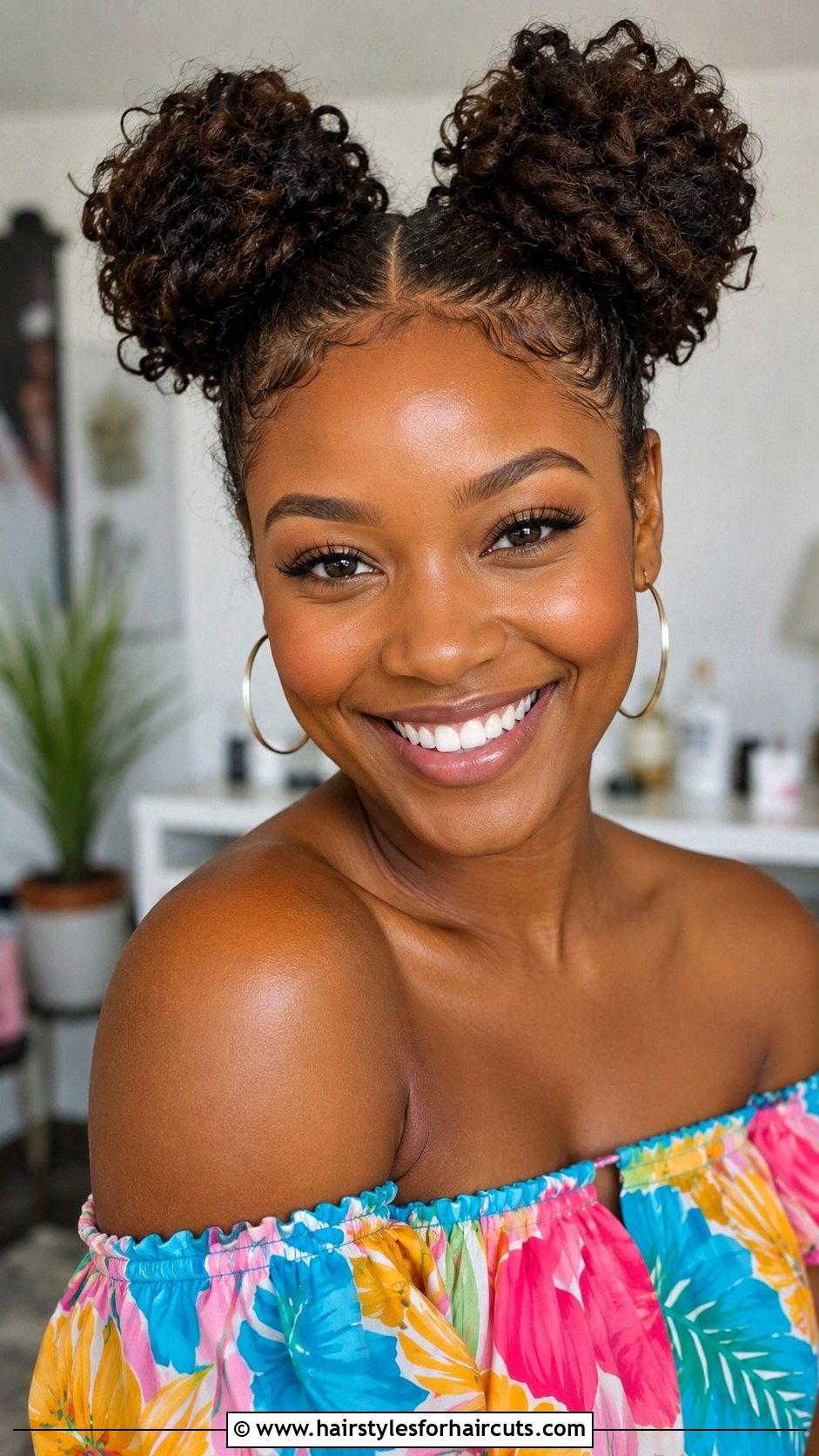 Space Buns Natural Hair - 25 rainy day hairstyles for black hair - 25 rainy day hairstyles for black hair
