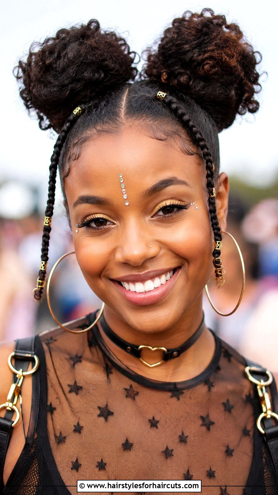 Space Buns Natural Hair - 25 black hair hairstyles for women - 25 black hair hairstyles for women