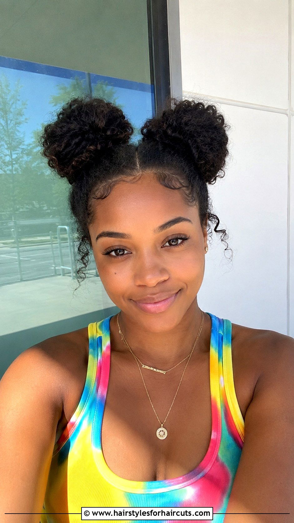 Space Buns On Afro Hair - 25 afro hair hairstyles - 25 afro hair hairstyles