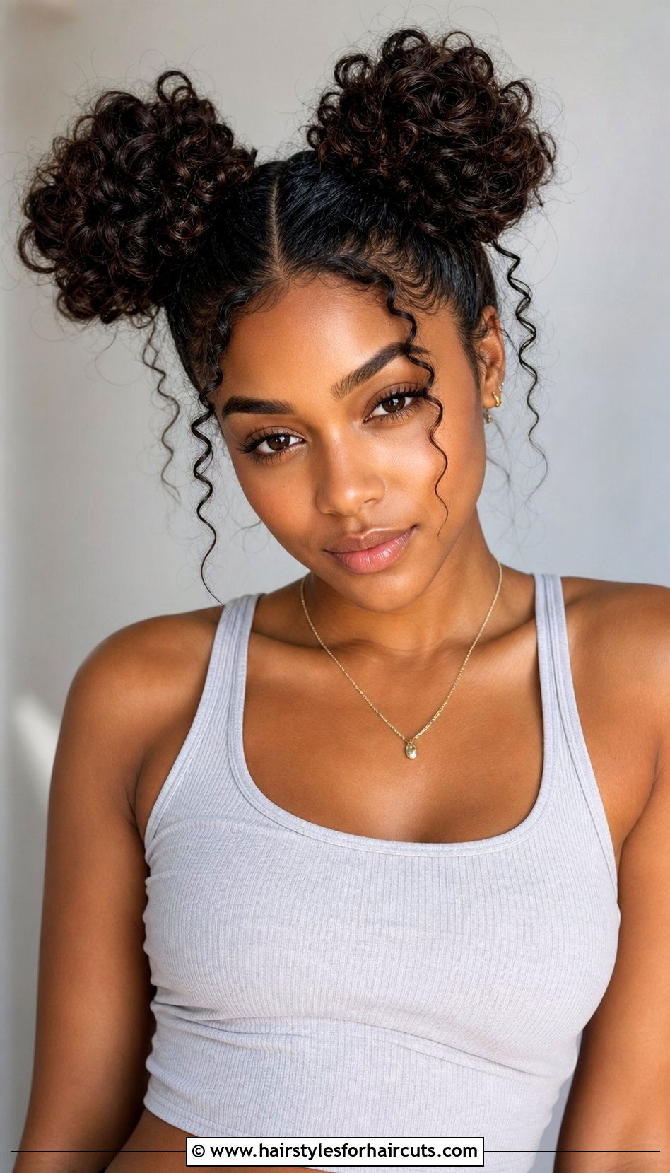 Space Buns On Natural Hair - 25 natural hairstyles for mixed hair - 25 natural hairstyles for mixed hair