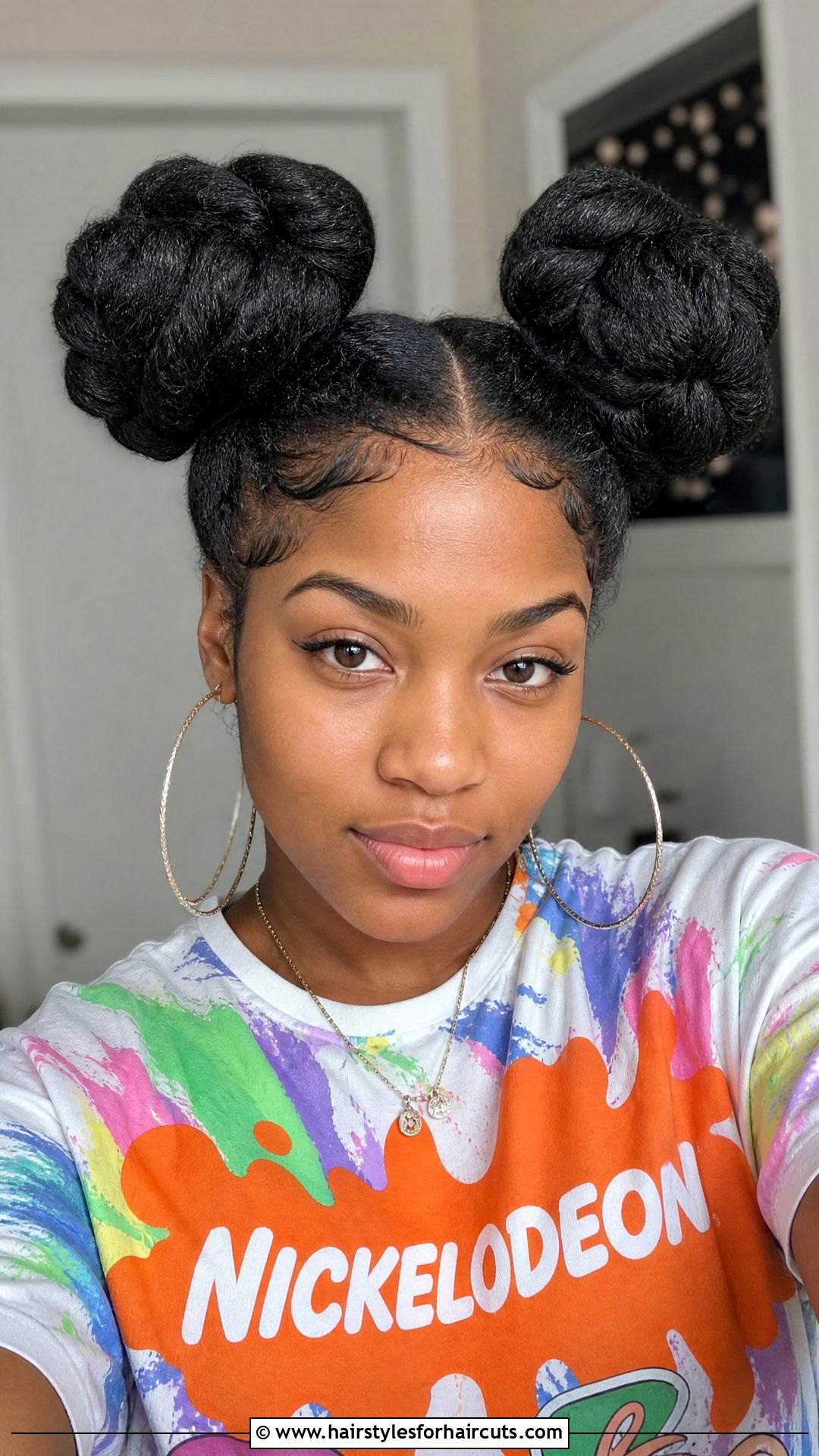 Space Buns Thick Natural Hair - 25 hairstyles for thick natural hair - 25 hairstyles for thick natural hair