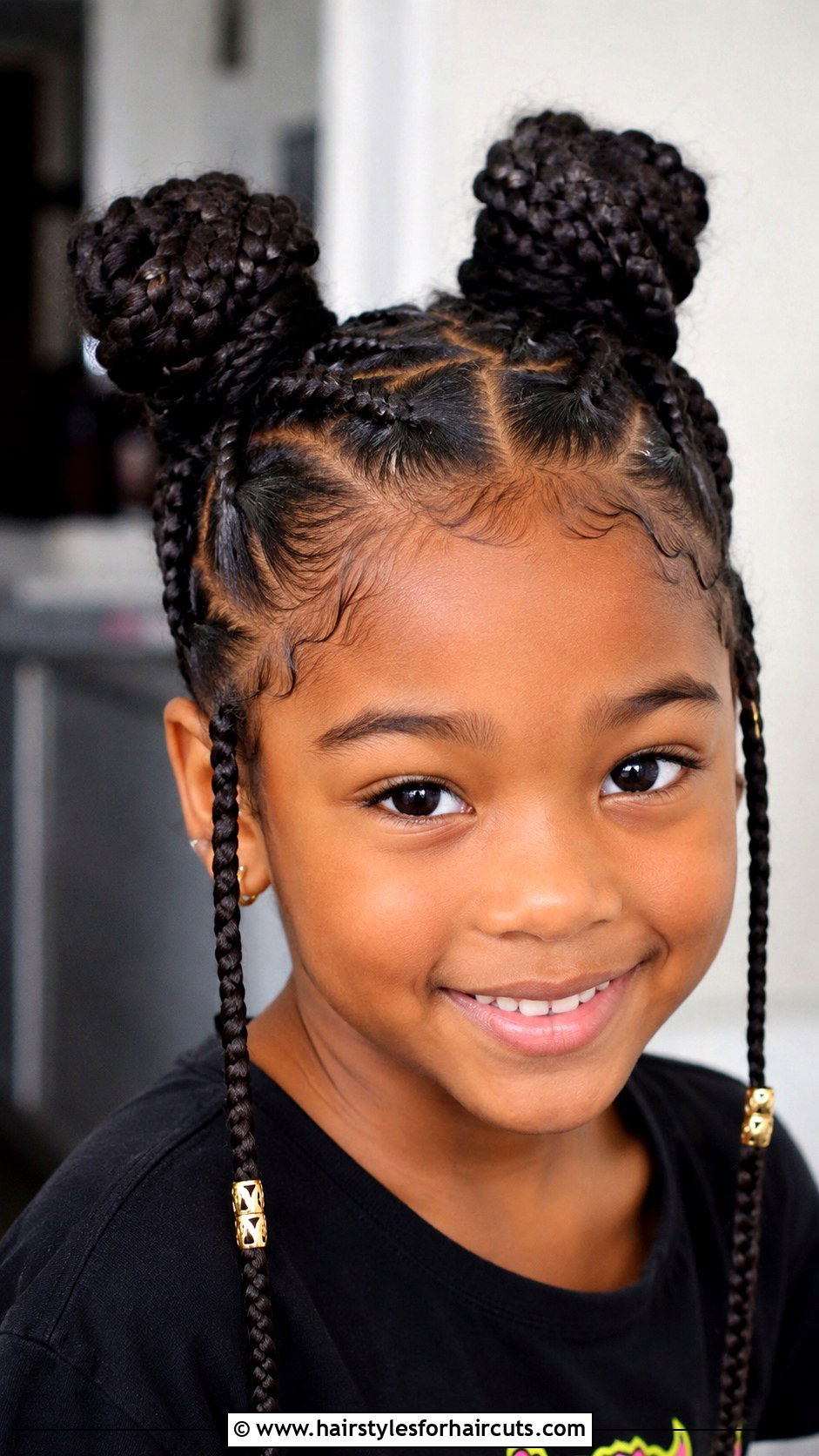 Space Buns With Braids - 25 black girl hairstyles braids natural hair - 25 black girl hairstyles braids, natural hair