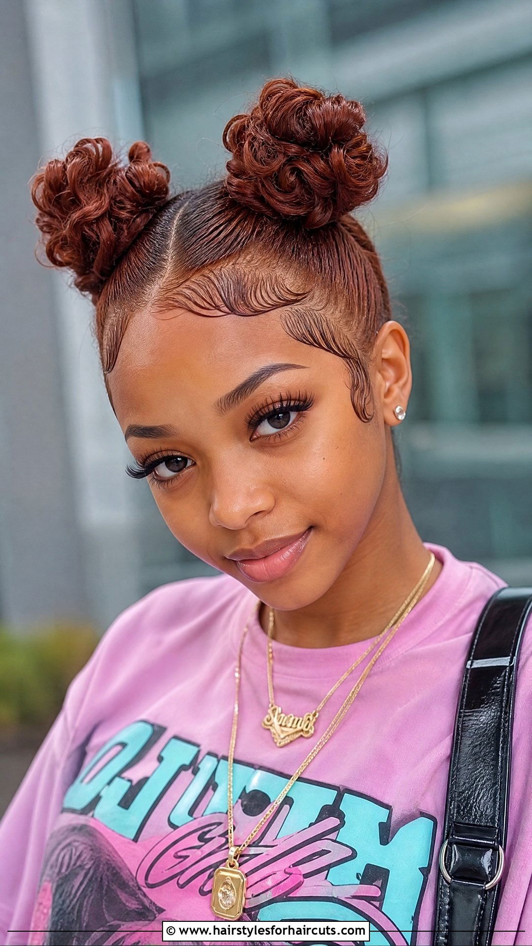 Space Buns With Edge Detailing - 25 wedding hairstyles for black women - 25 wedding hairstyles for black women