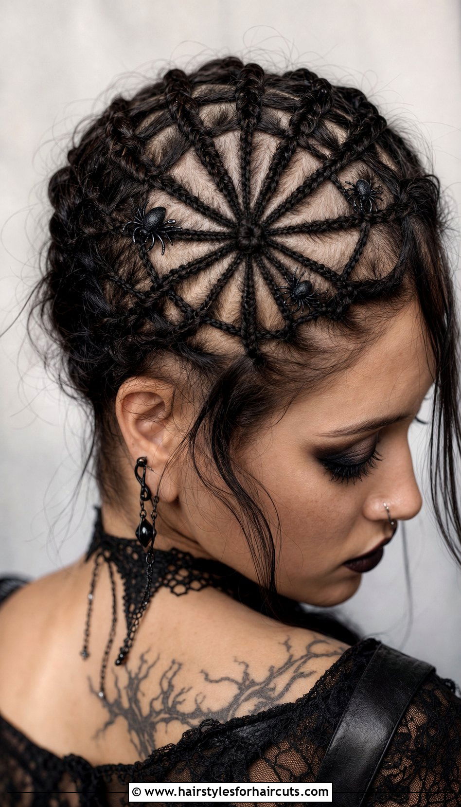 Spider Web Braid Hairstyle - 25 weird hairstyles - 25 weird hairstyles