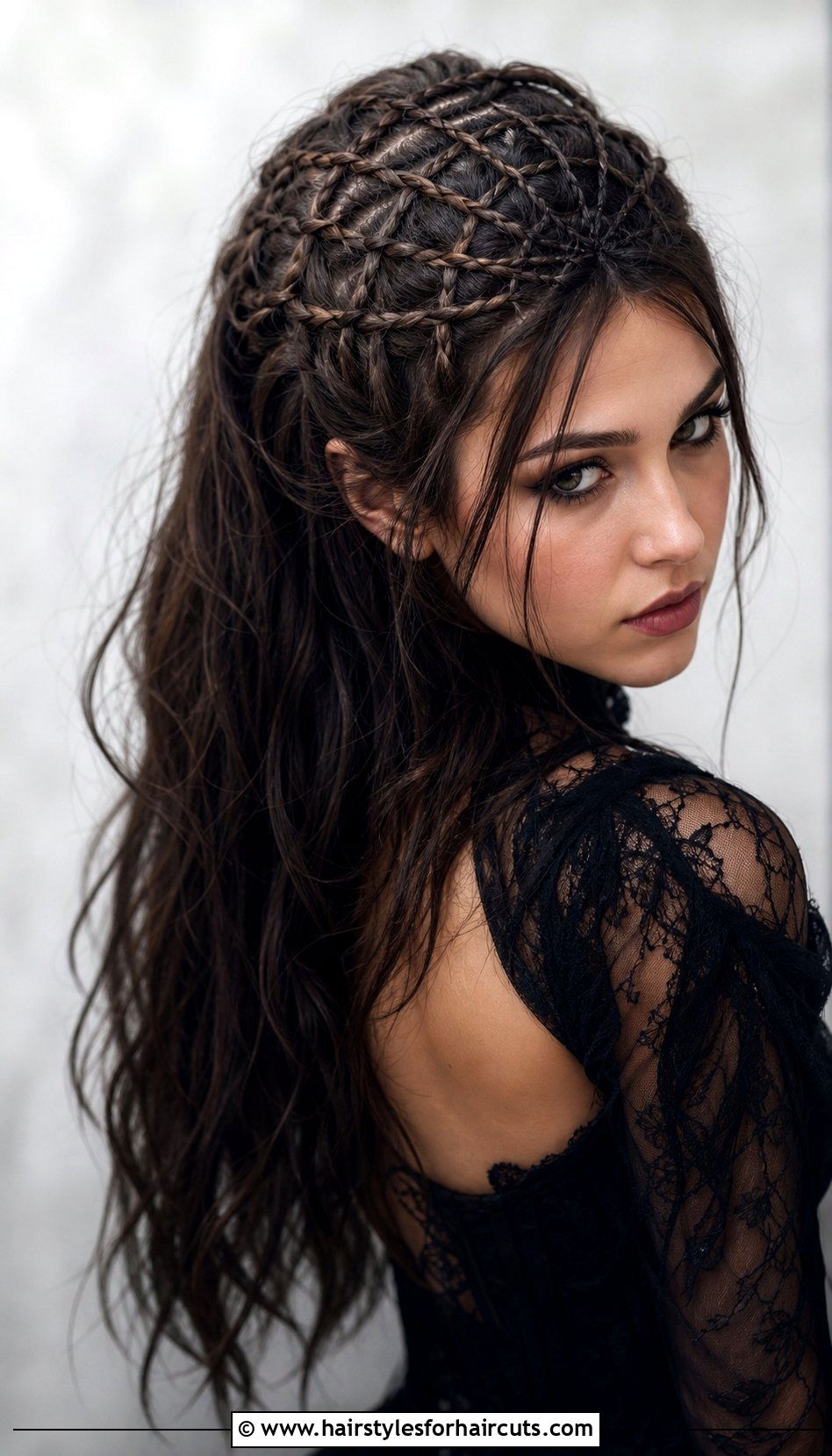 Spider Web Braid Long Hair - 25 weird hairstyles for long hair - 25 weird hairstyles for long hair