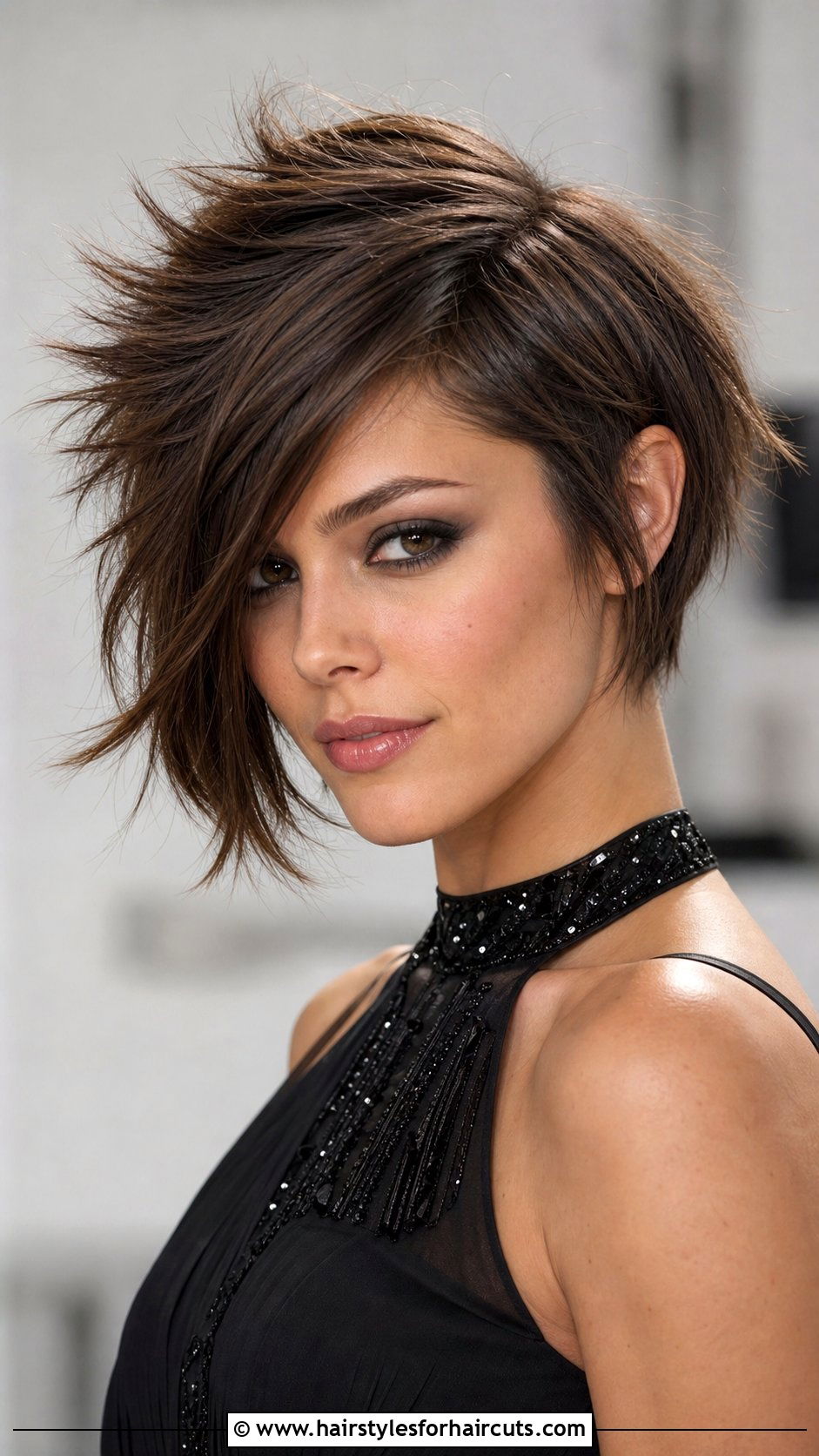 Spiky Asymmetrical Bob - 25 short spike hairstyles - 25 short spike hairstyles