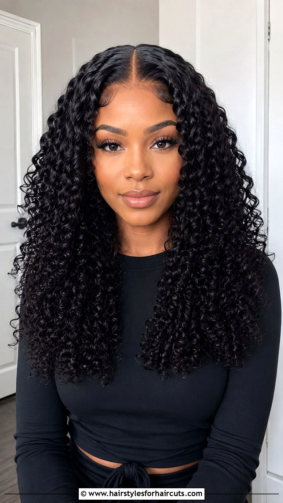 Spiral Curls With Middle Part - 25 2000s hairstyles curly hair - 25 2000s hairstyles curly hair