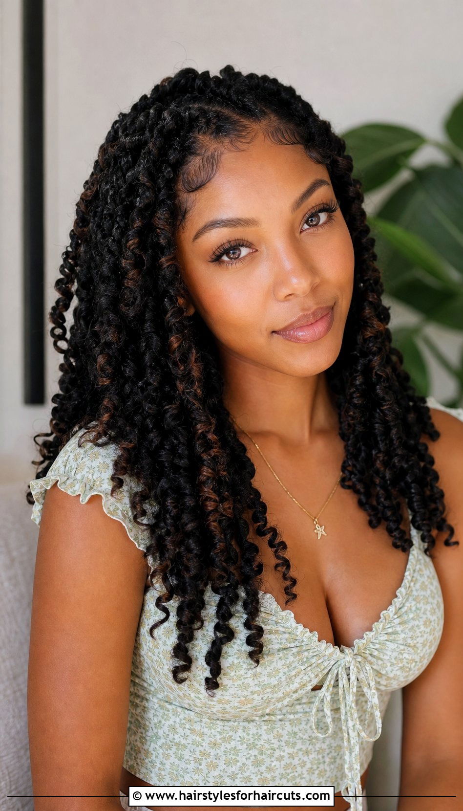 Spiral Curly Locs - 25 dread loc hairstyles - 25 dread loc hairstyles