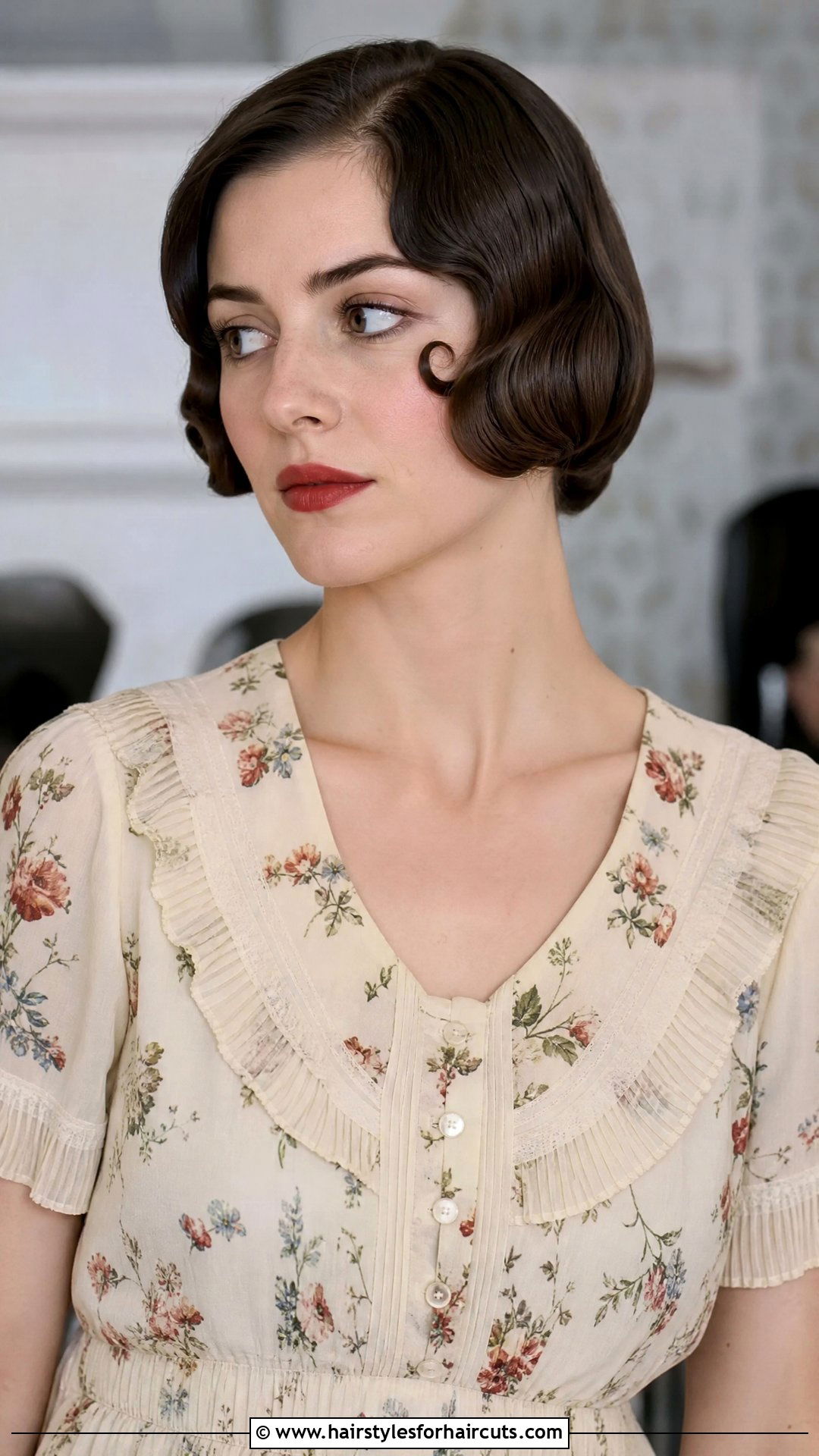 Spit Curl Flapper Bob - 25 flapper hairstyles short hair - 25 flapper hairstyles short hair