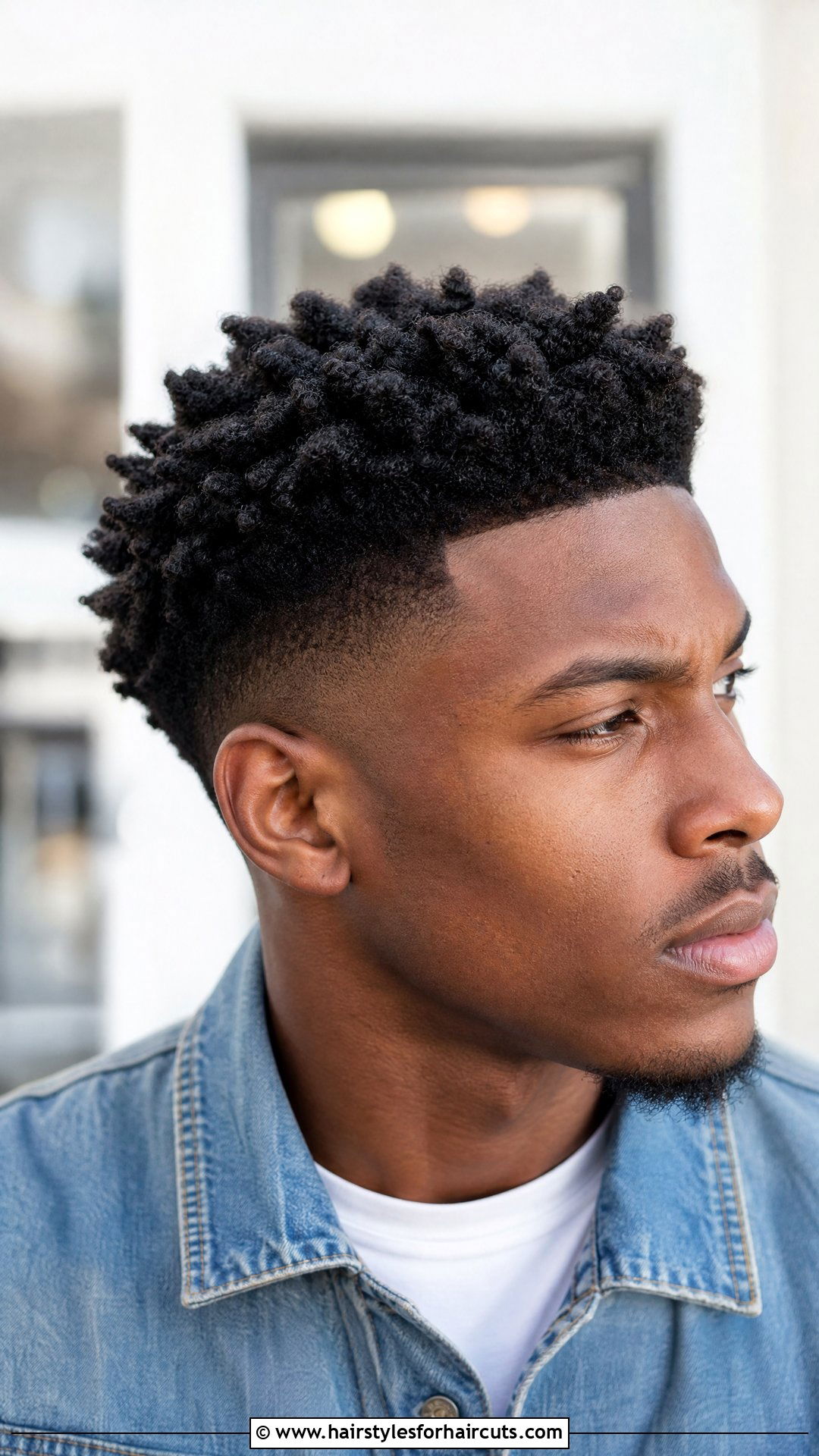 Sponge Coils On Tapered Cut - 25 coils hairstyles - 25 coils hairstyles