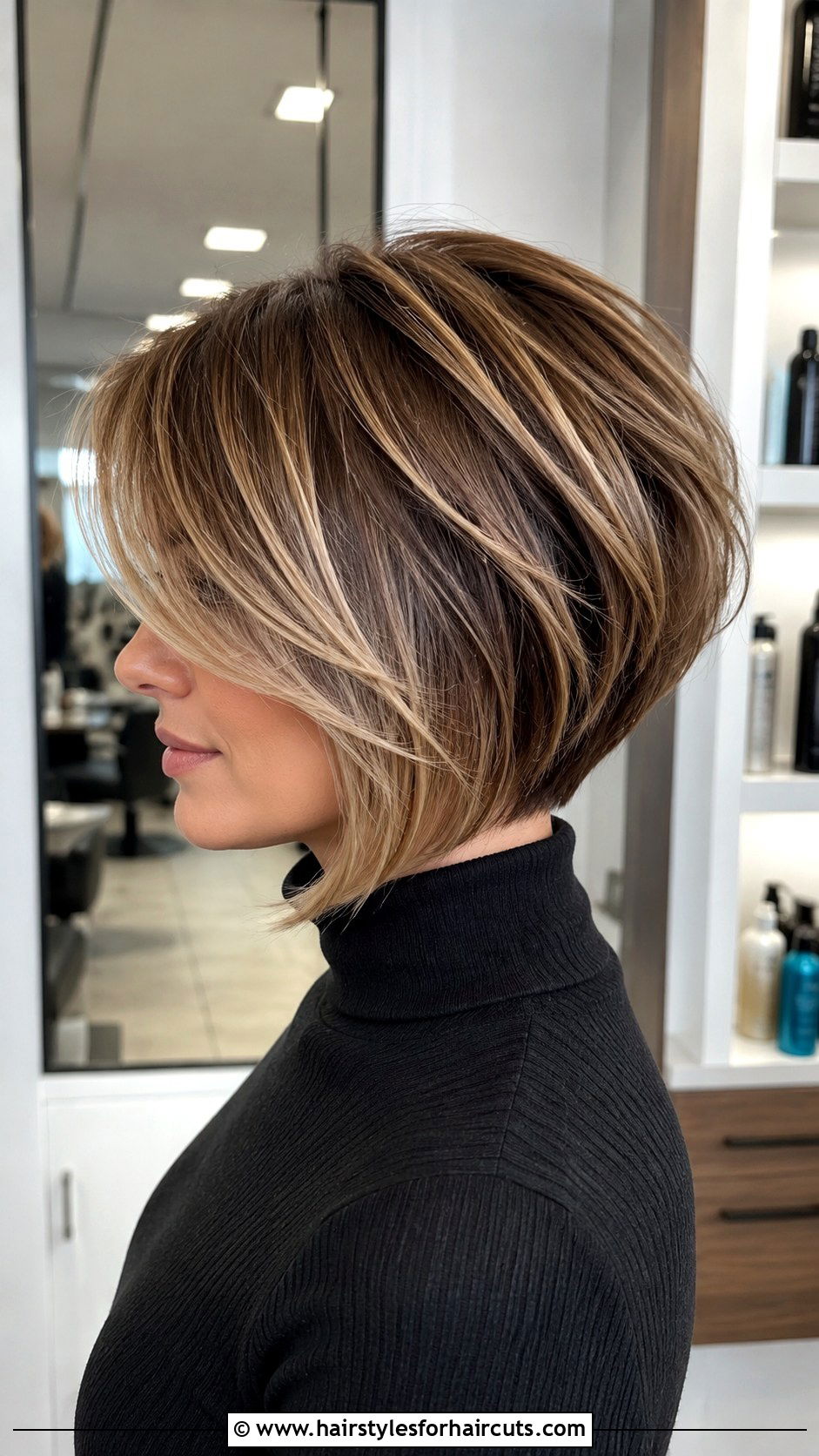 Stacked Balayage Bob Haircut - 25 balayage hair bob haircuts - 25 balayage hair bob haircuts