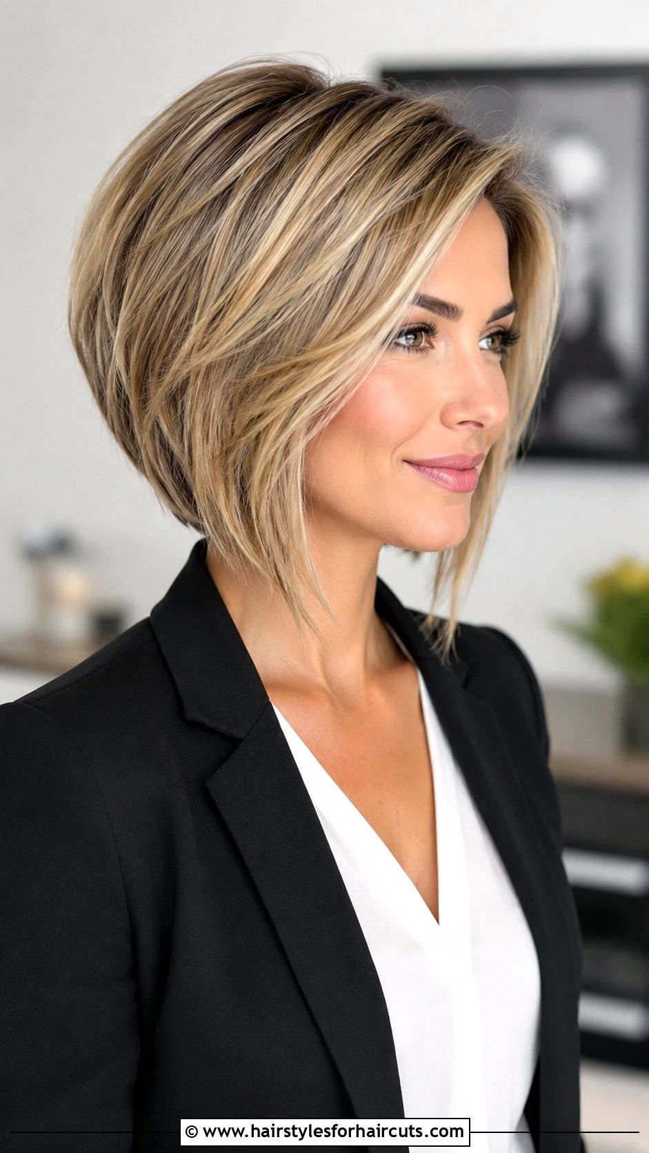 Stacked Bob - 25 best haircuts thinning hair - 25 best haircuts thinning hair