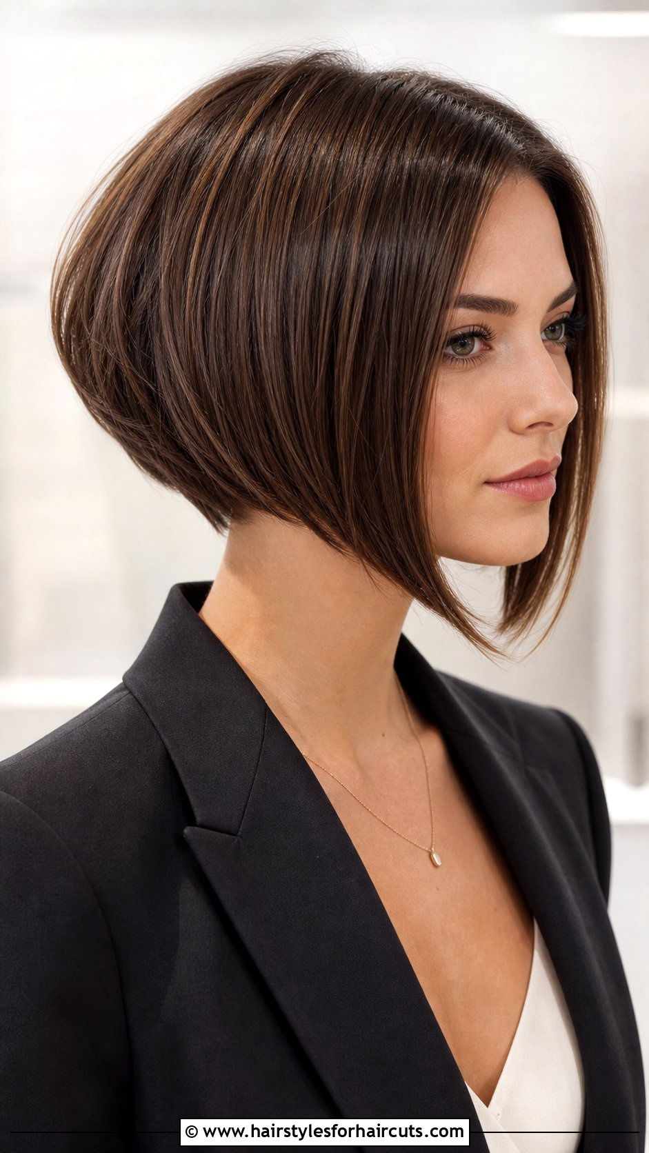 Stacked Bob - 25 hairstyles for over 70 - 25 hairstyles for over 70